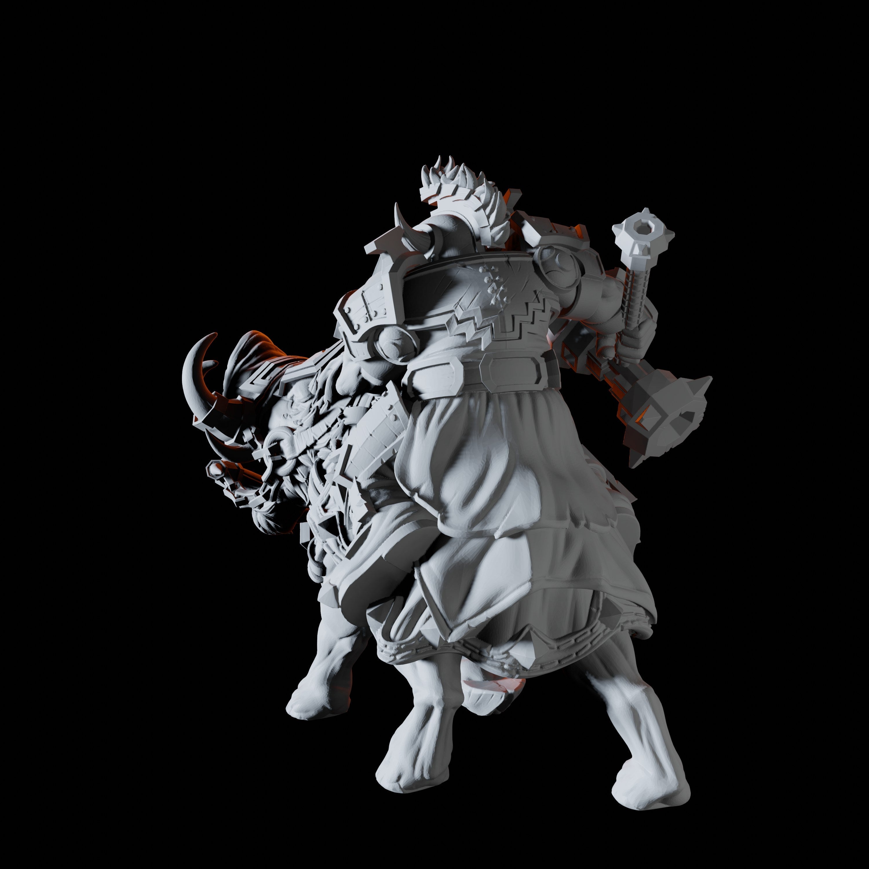 Dwarf Beastheart or Beastmaster Miniature for Dungeons and Dragons - Myth Forged