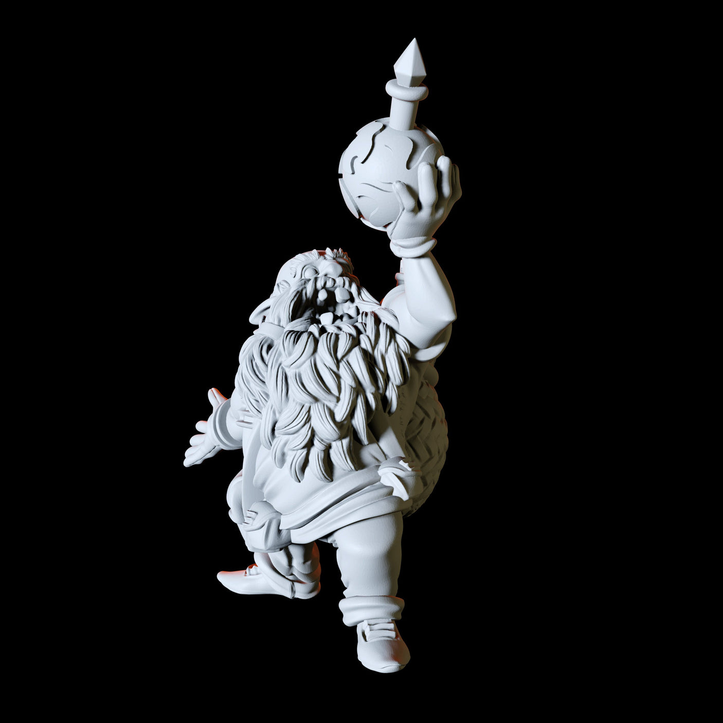 Dwarf Potion Seller Miniature for Dungeons and Dragons, Pathfinder or other TTRPGs