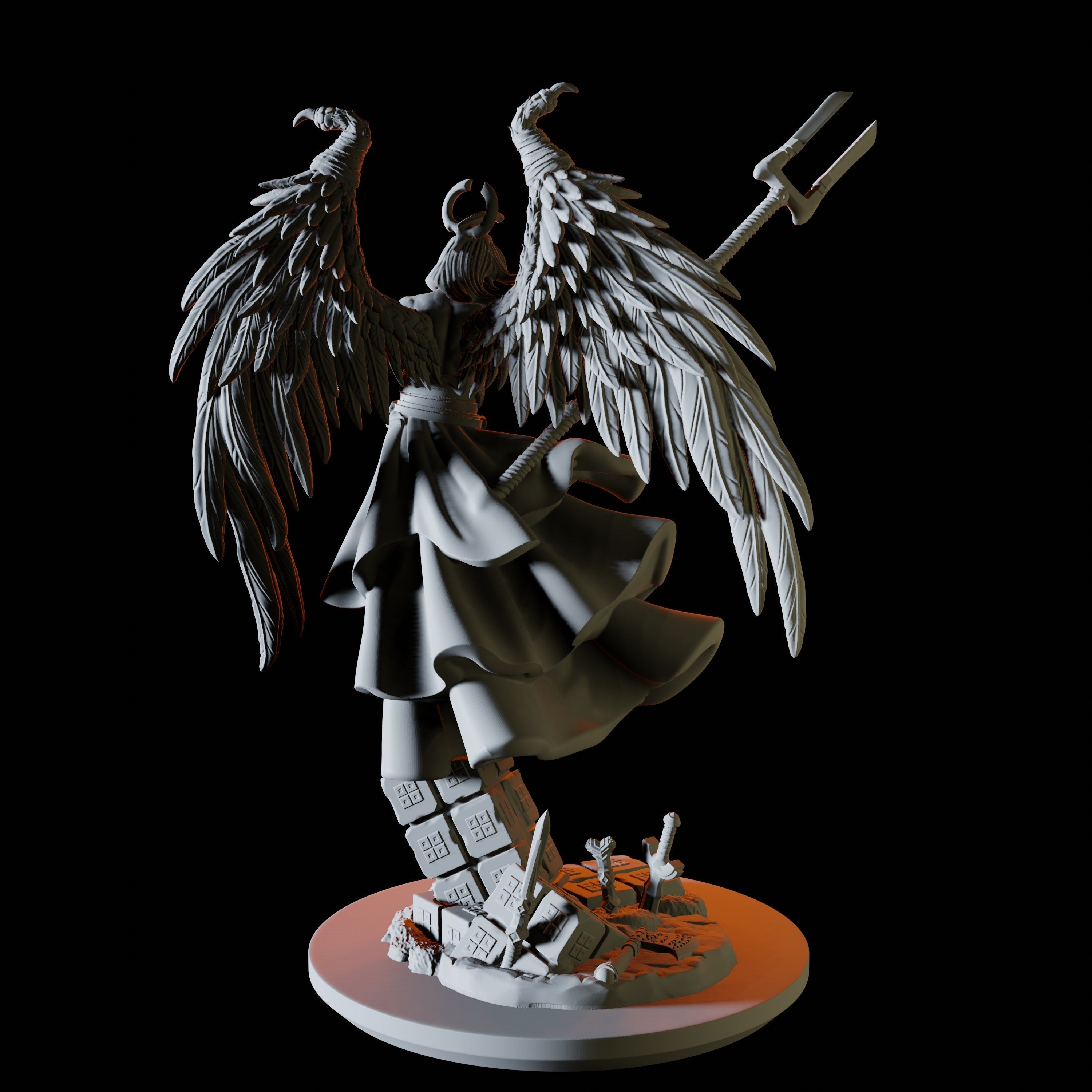 Elegant Celestial Miniature for Dungeons and Dragons - Myth Forged
