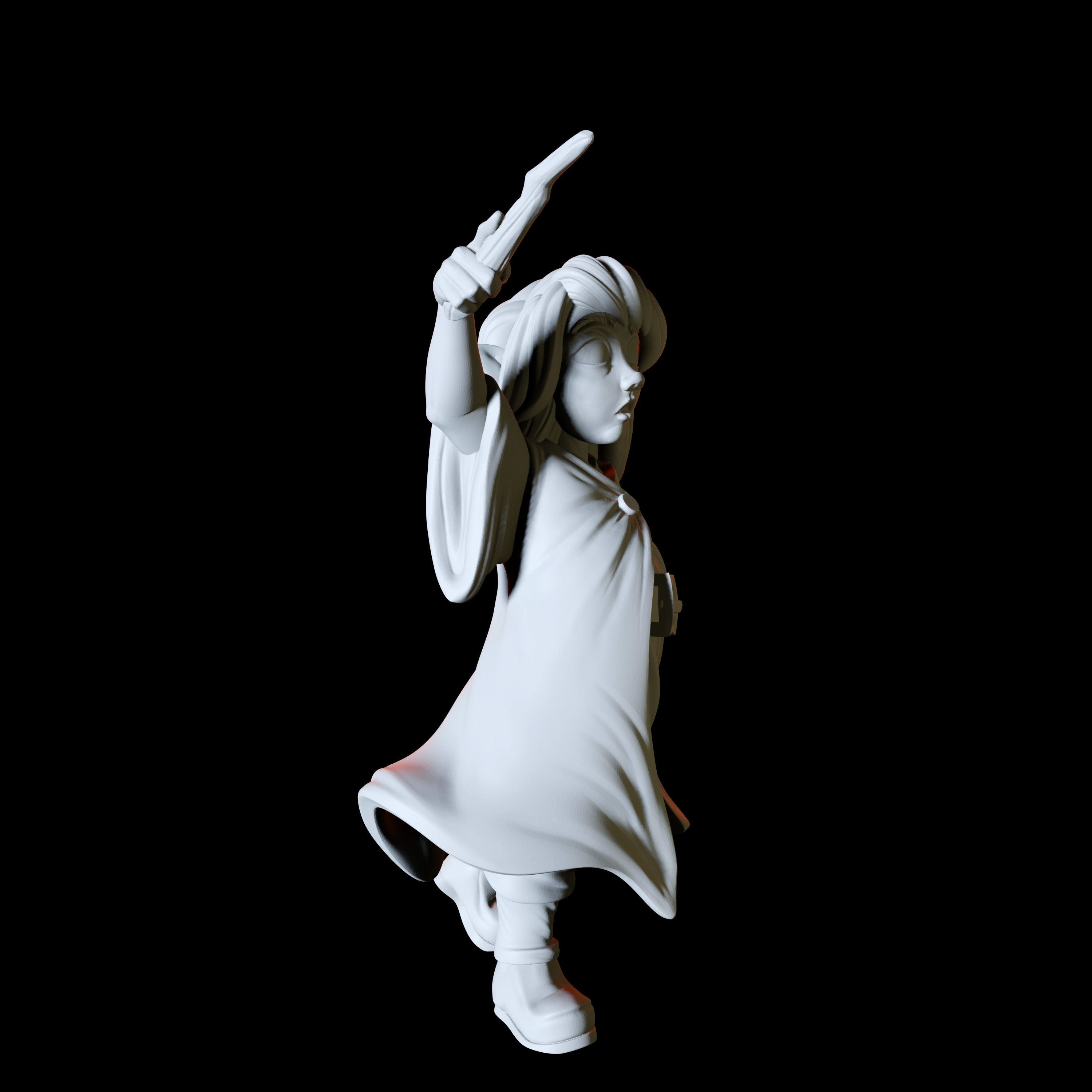Elf Child Miniature for Dungeons and Dragons - Myth Forged
