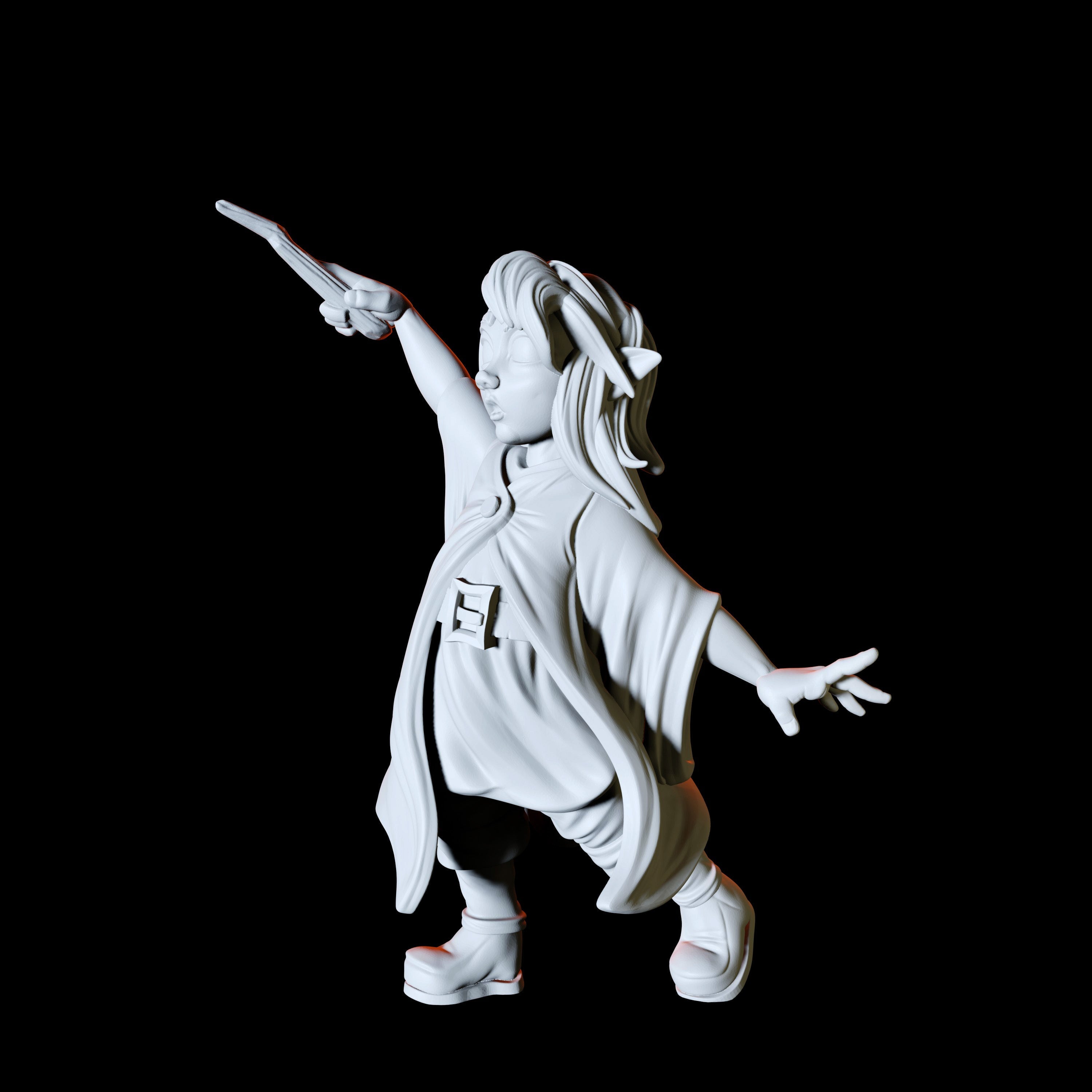 Elf Child Miniature for Dungeons and Dragons - Myth Forged