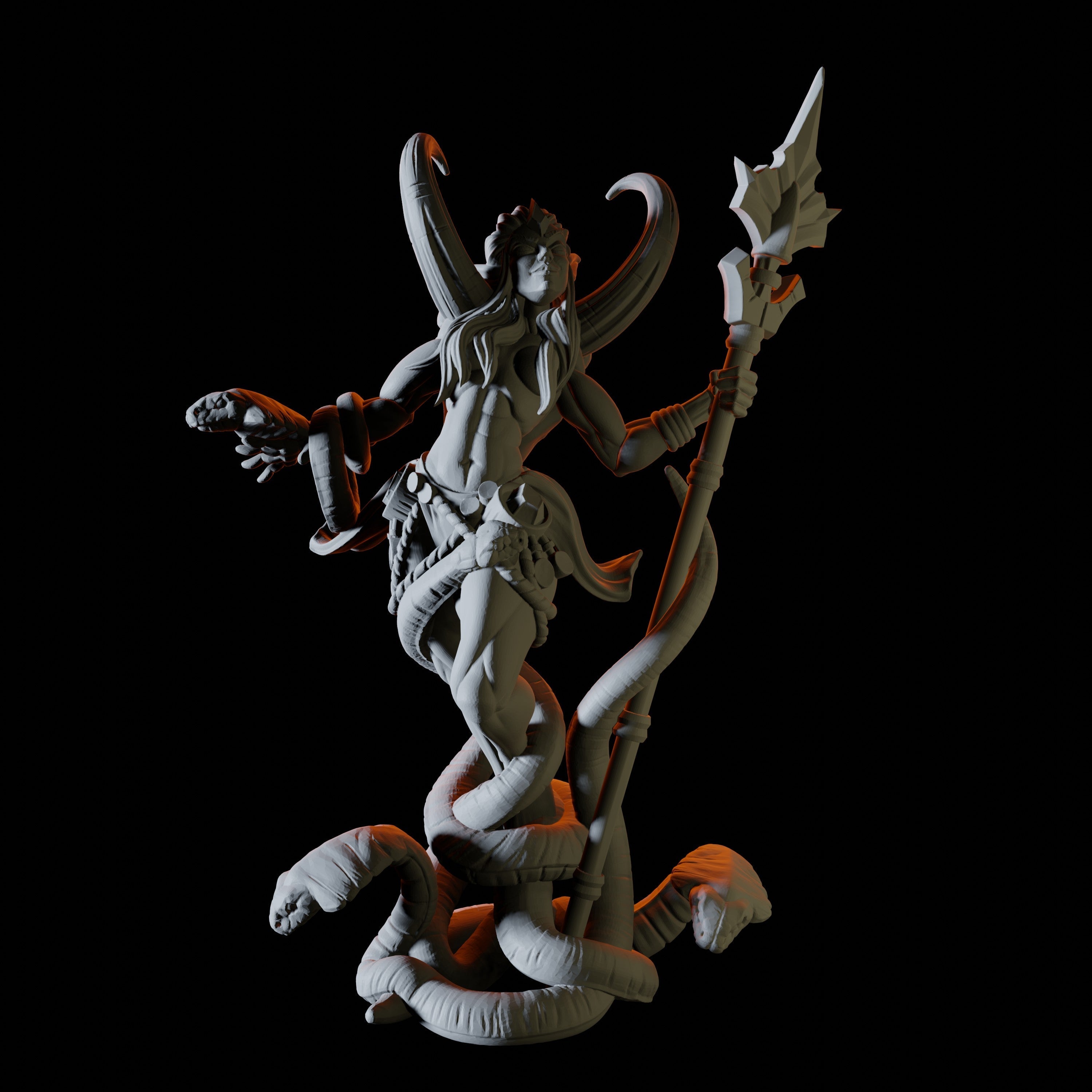 Elf Sorcerer Miniature for Dungeons and Dragons - Myth Forged