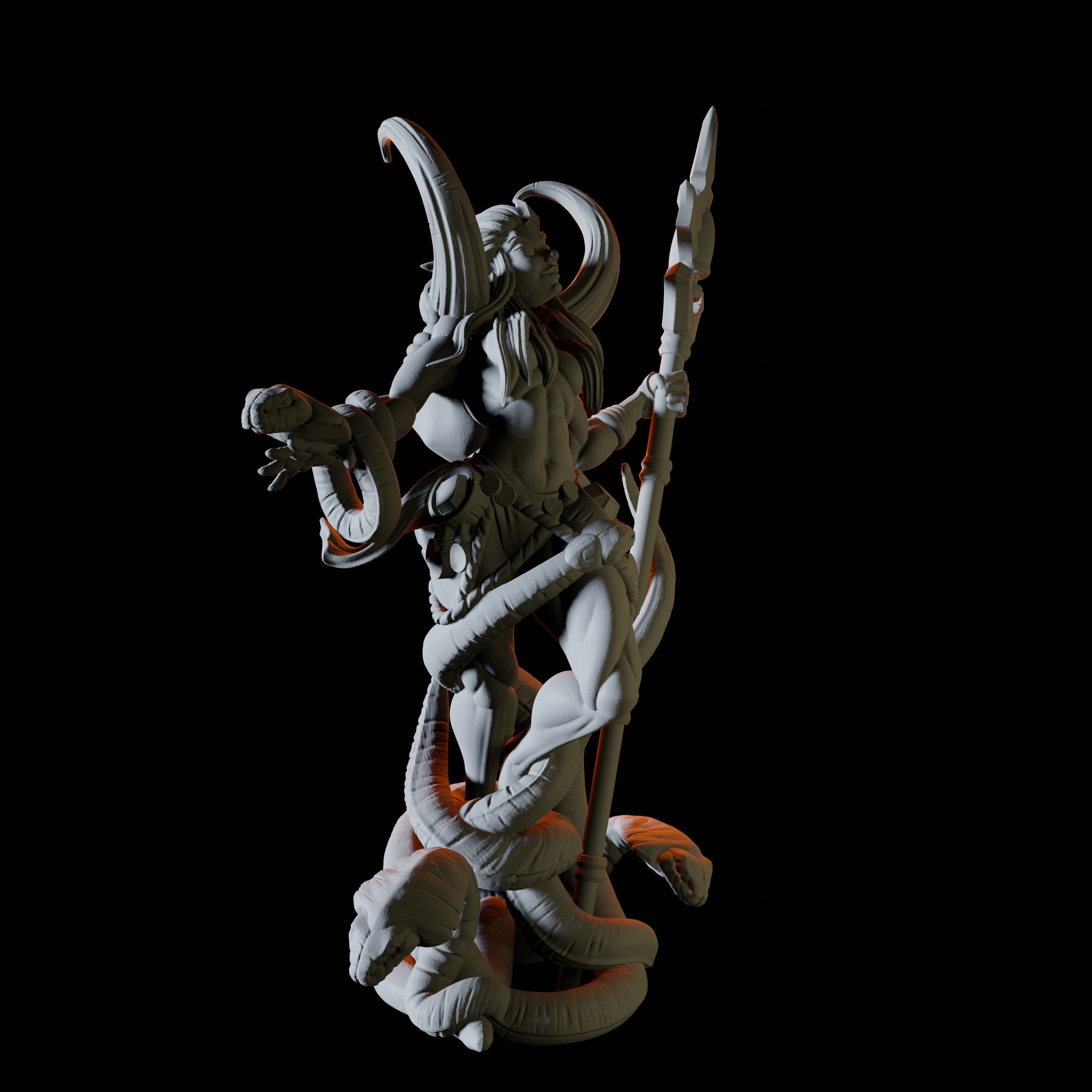 Elf Sorcerer Miniature for Dungeons and Dragons - Myth Forged
