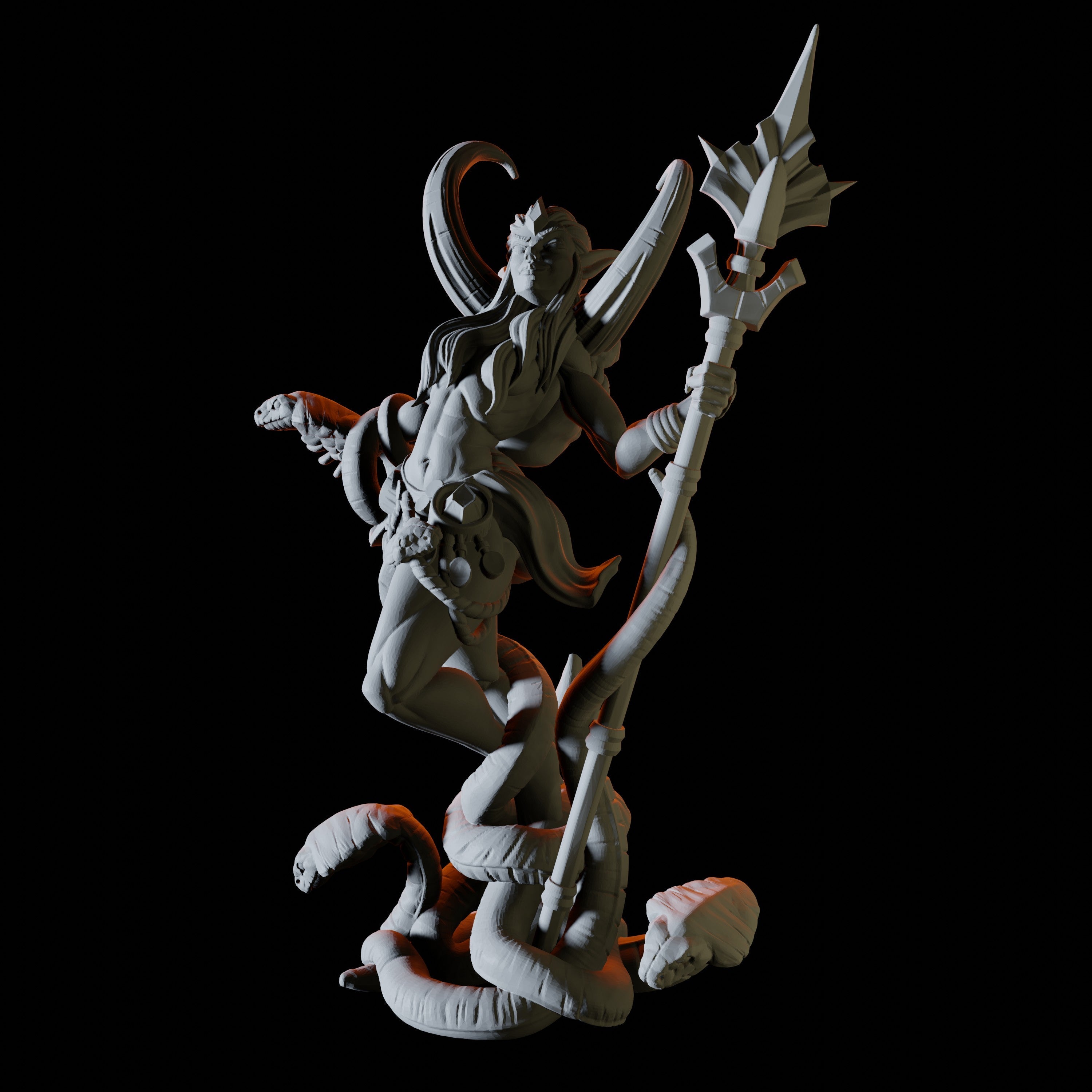 Elf Sorcerer Miniature for Dungeons and Dragons - Myth Forged