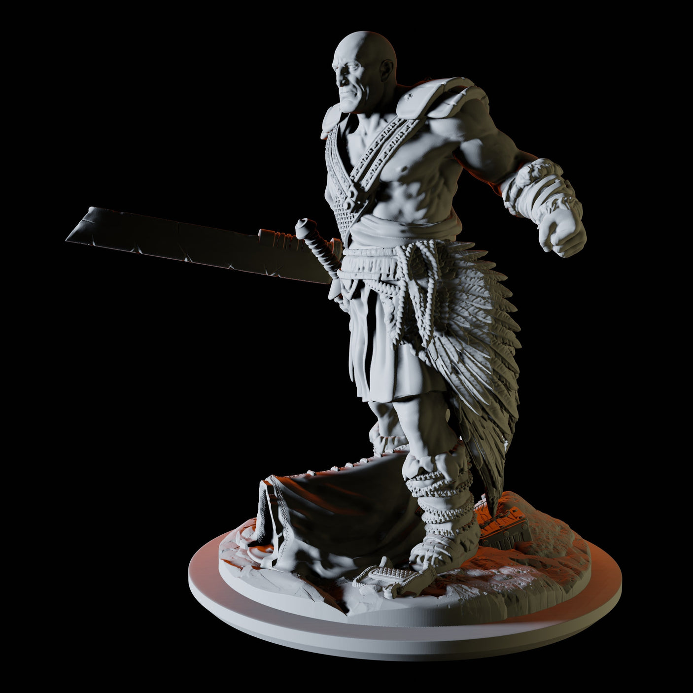 Empyrean Titan A Miniature for Dungeons and Dragons, Pathfinder or other TTRPGs