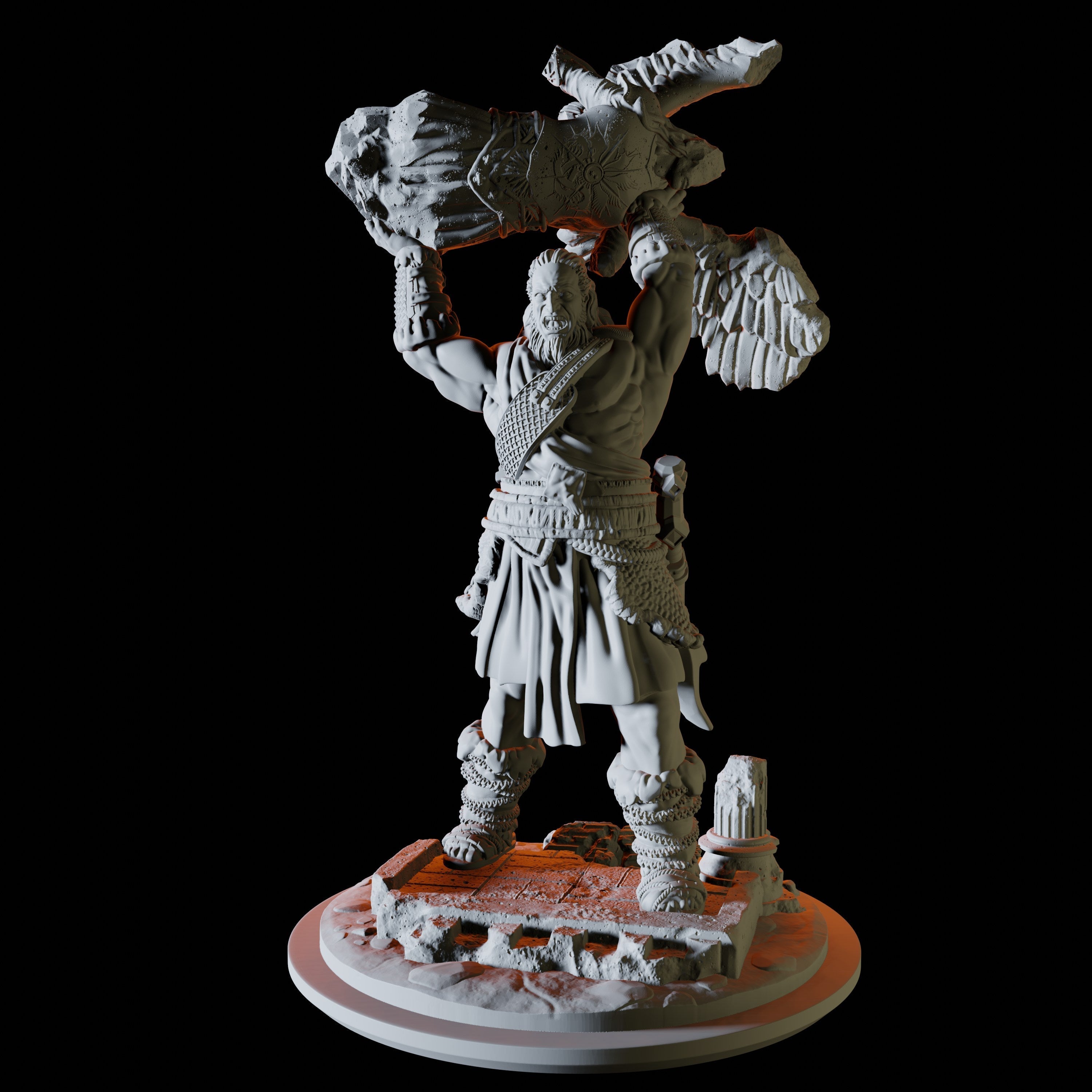 Empyrean Titan Miniature for Dungeons and Dragons - Myth Forged