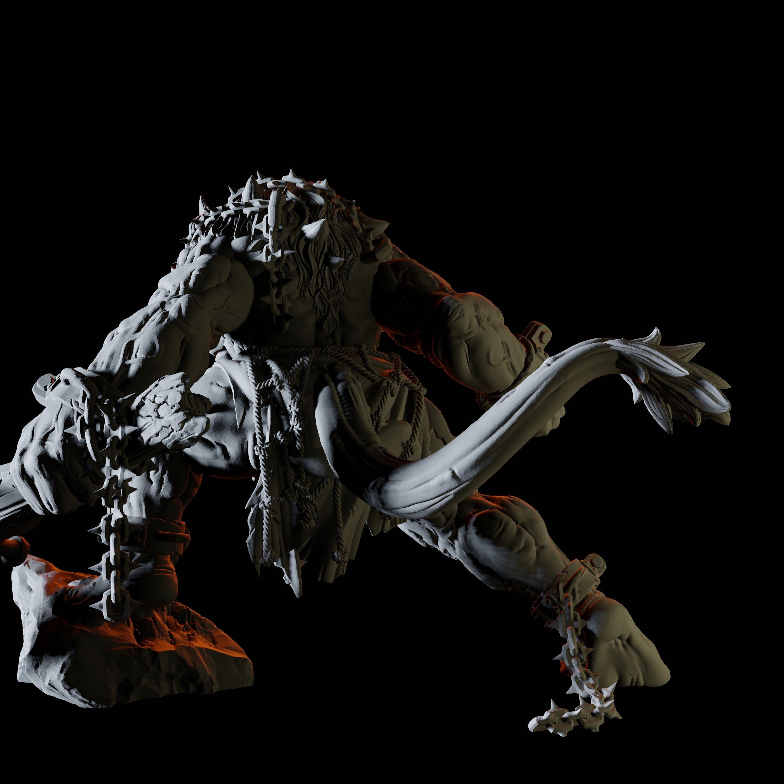 Enraged Minotaur Miniature for Dungeons and Dragons - Myth Forged