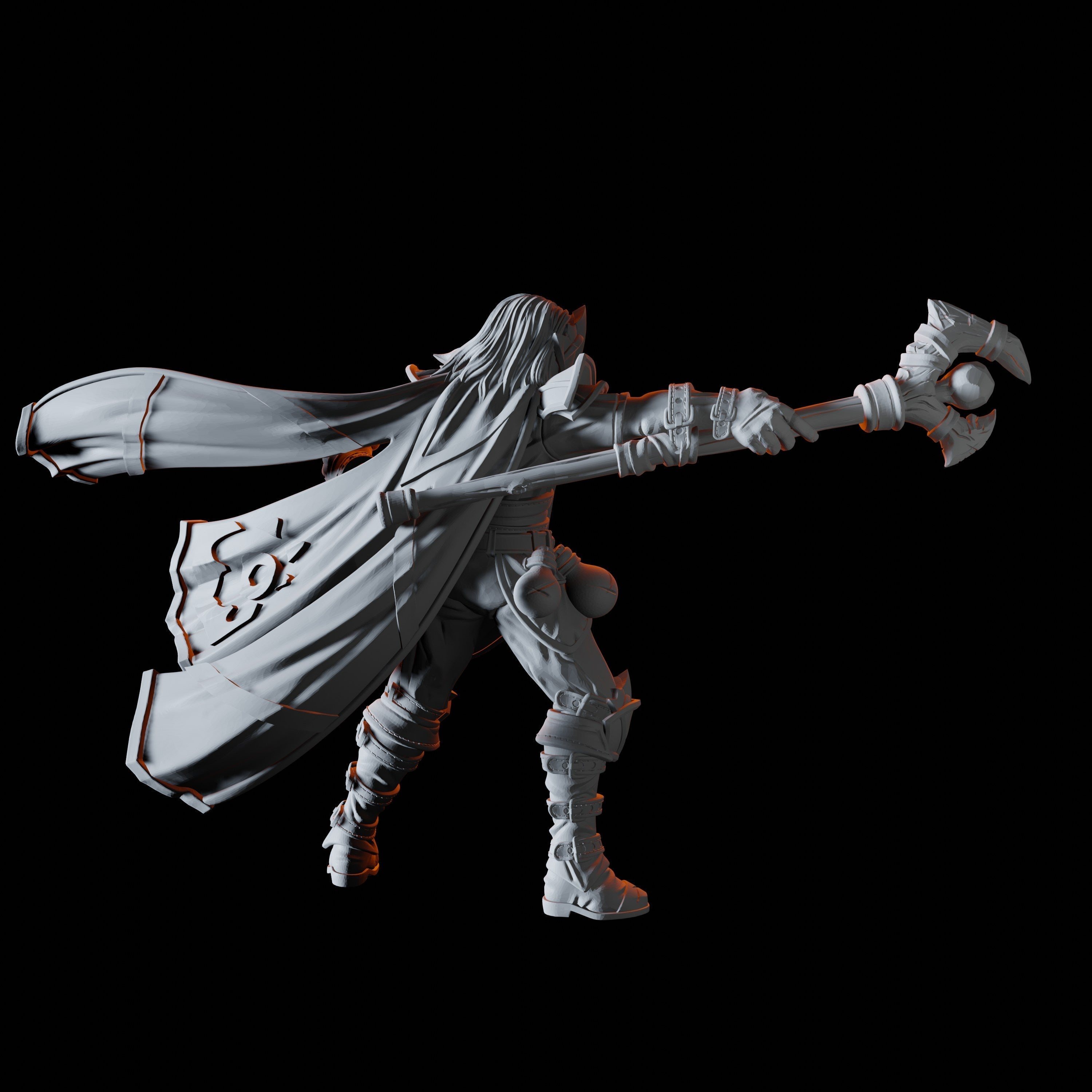 Female Cleric Miniature for Dungeons and Dragons - Myth Forged