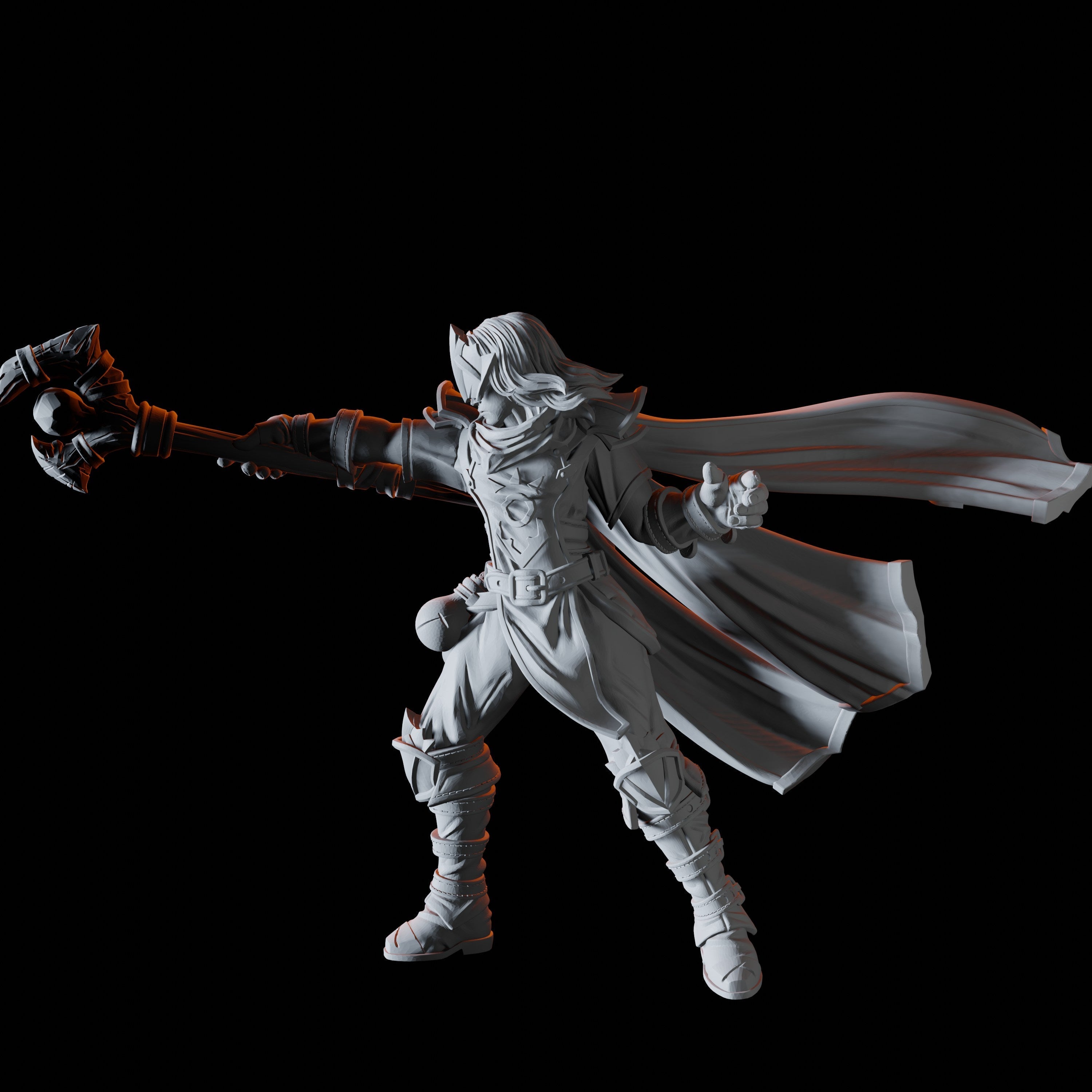 Female Cleric Miniature for Dungeons and Dragons - Myth Forged