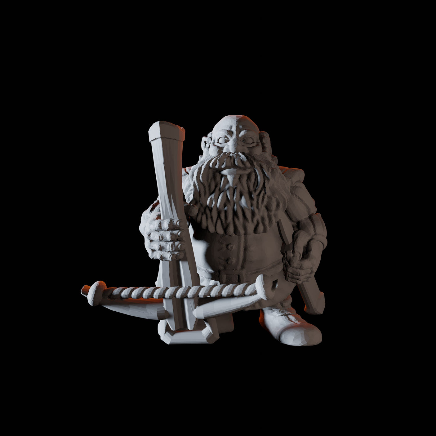 Fifteen Dwarf Crossbow Miniature for Dungeons and Dragons, Pathfinder or other TTRPGs