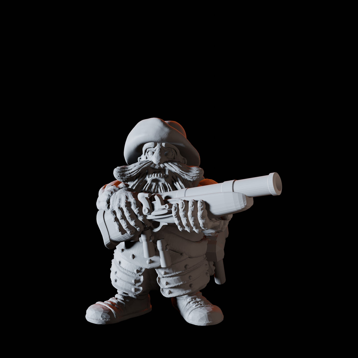 Fifteen Dwarf Musketeers Miniature for Dungeons and Dragons, Pathfinder or other TTRPGs