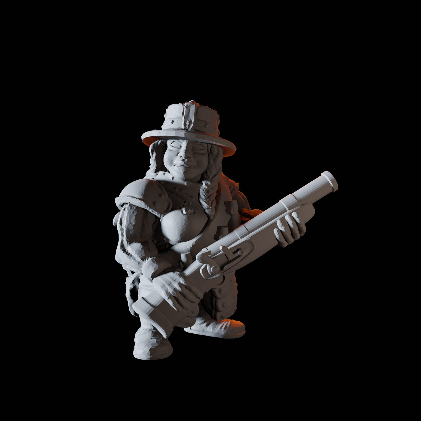 Fifteen Dwarf Musketeers Miniature for Dungeons and Dragons, Pathfinder or other TTRPGs