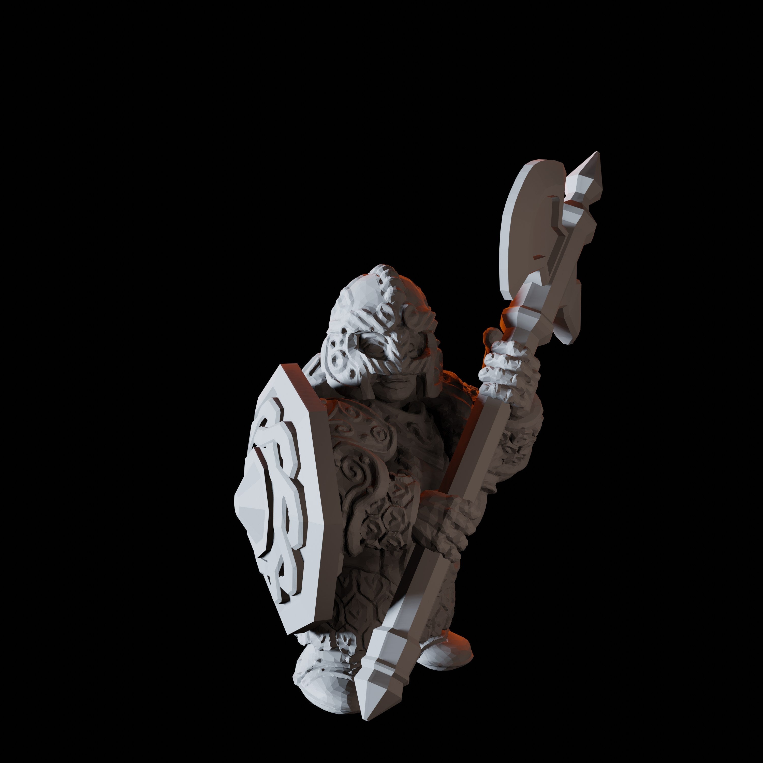 Sixteen Dwarf Royal Guard Miniatures for Dungeons and Dragons - Myth Forged