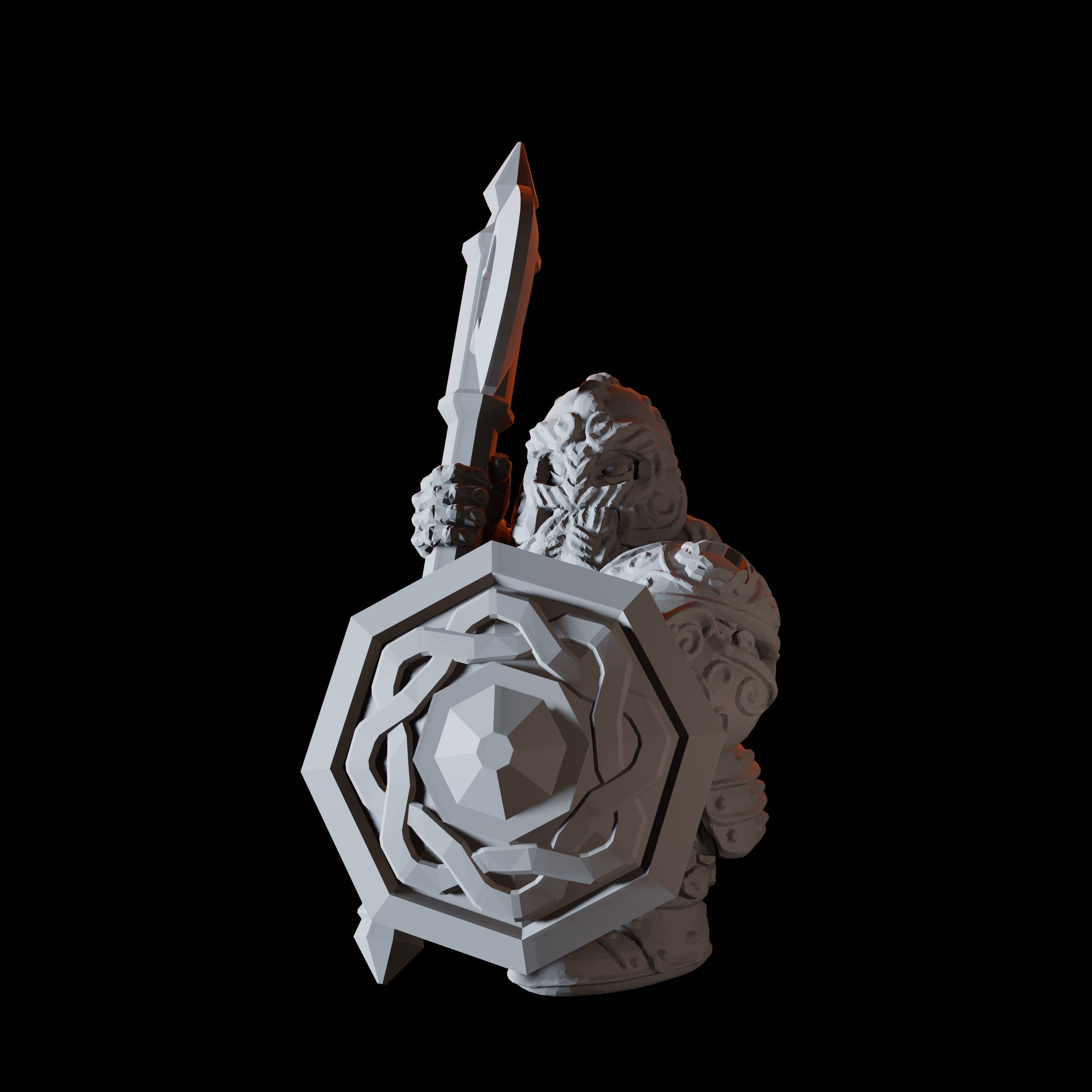 Sixteen Dwarf Royal Guard Miniatures for Dungeons and Dragons - Myth Forged