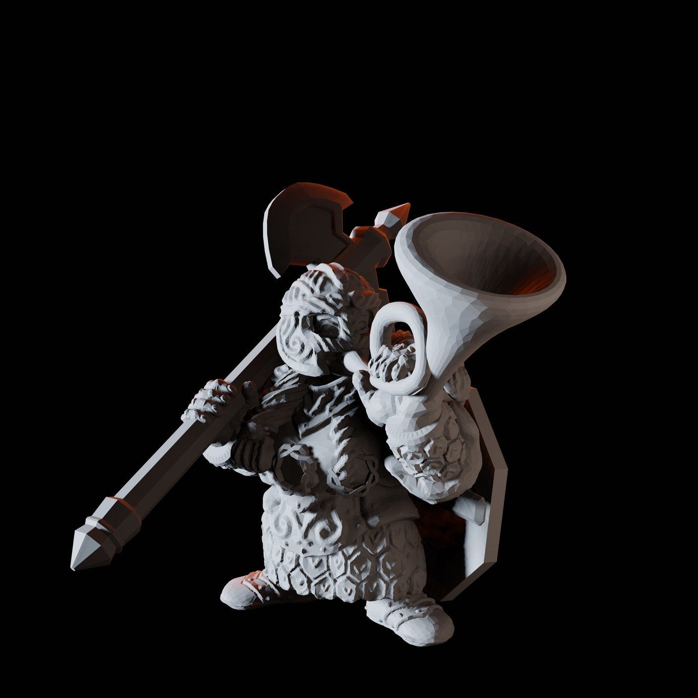 Fifteen Dwarf Royal Guard Miniature for Dungeons and Dragons, Pathfinder or other TTRPGs