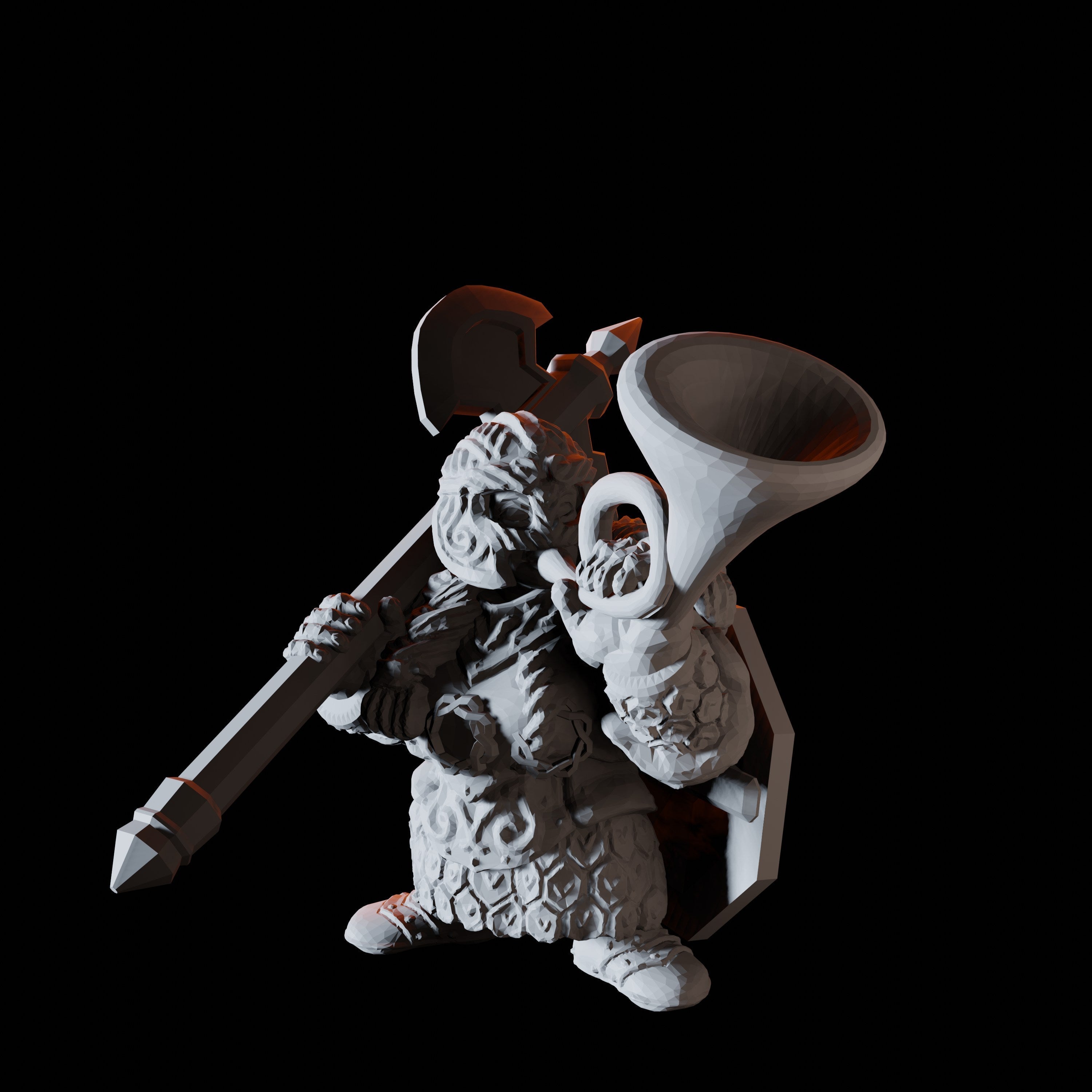 Sixteen Dwarf Royal Guard Miniatures for Dungeons and Dragons - Myth Forged