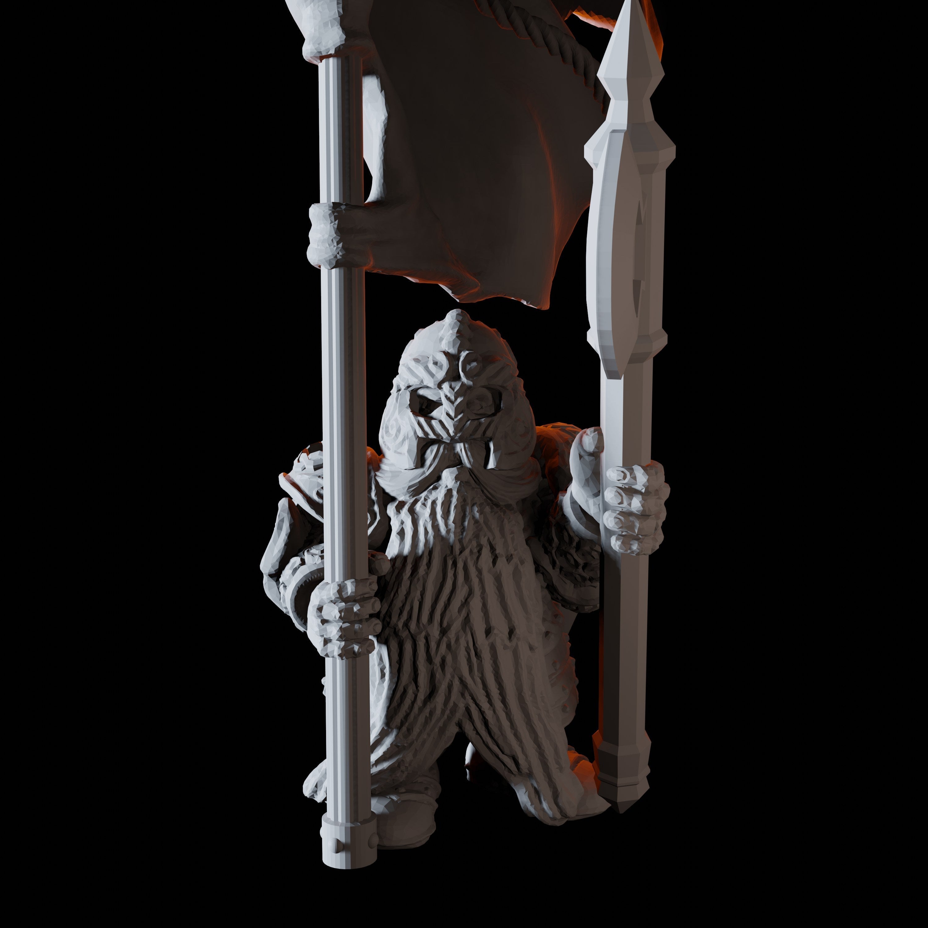 Sixteen Dwarf Royal Guard Miniatures for Dungeons and Dragons - Myth Forged