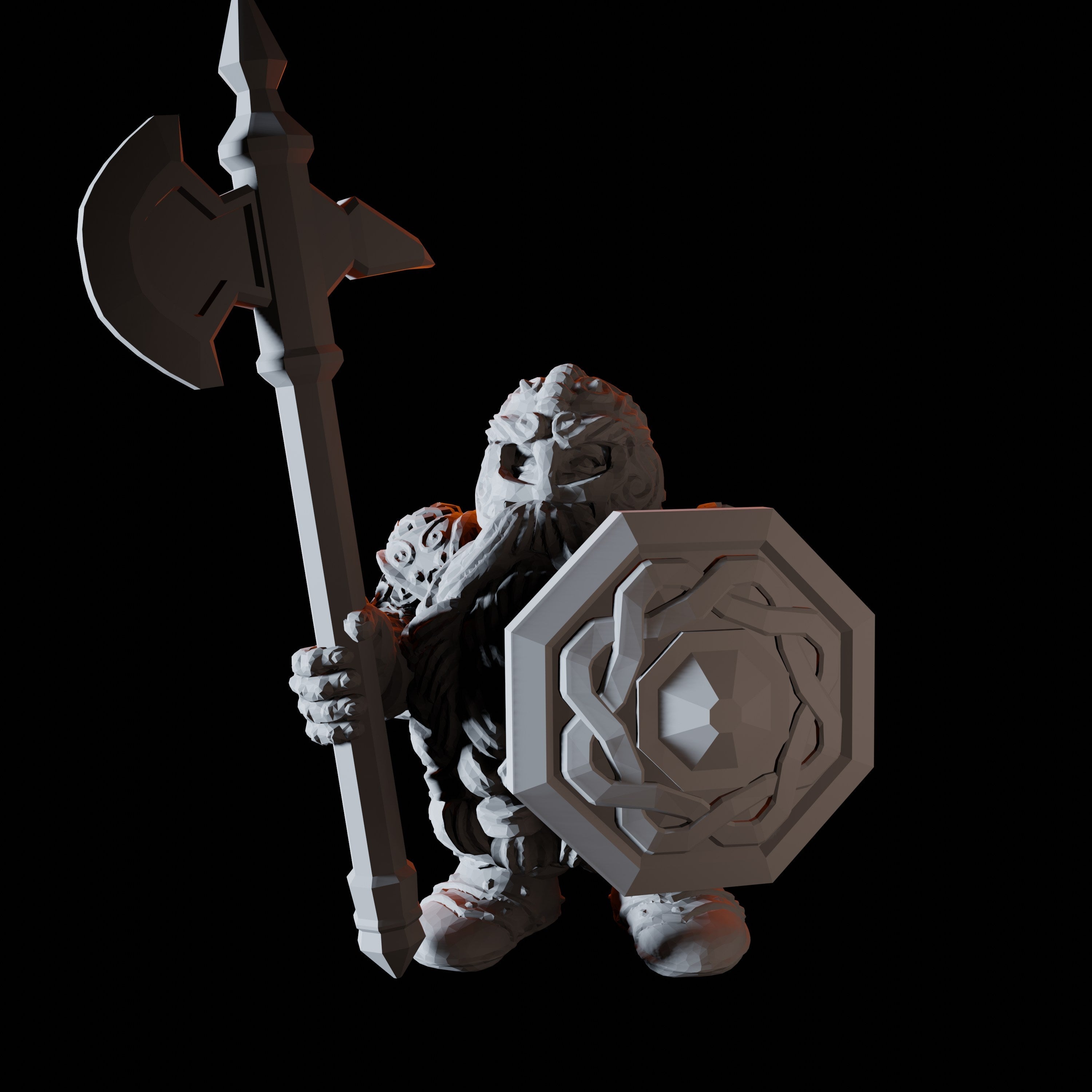 Sixteen Dwarf Royal Guard Miniatures for Dungeons and Dragons - Myth Forged