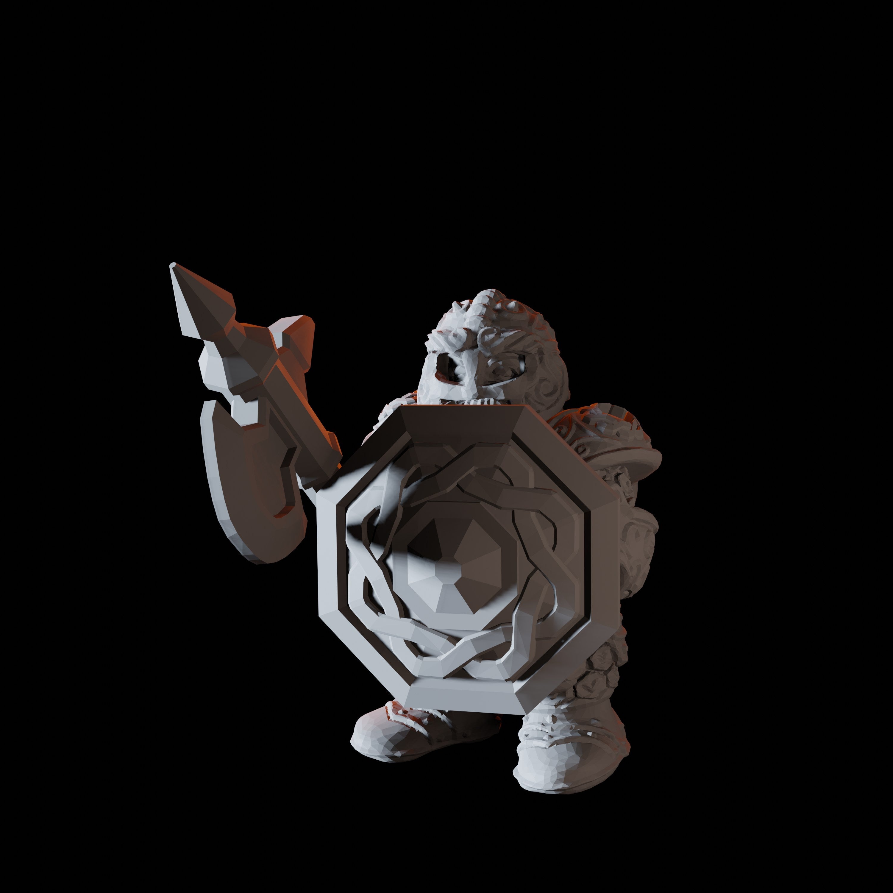 Sixteen Dwarf Royal Guard Miniatures for Dungeons and Dragons - Myth Forged