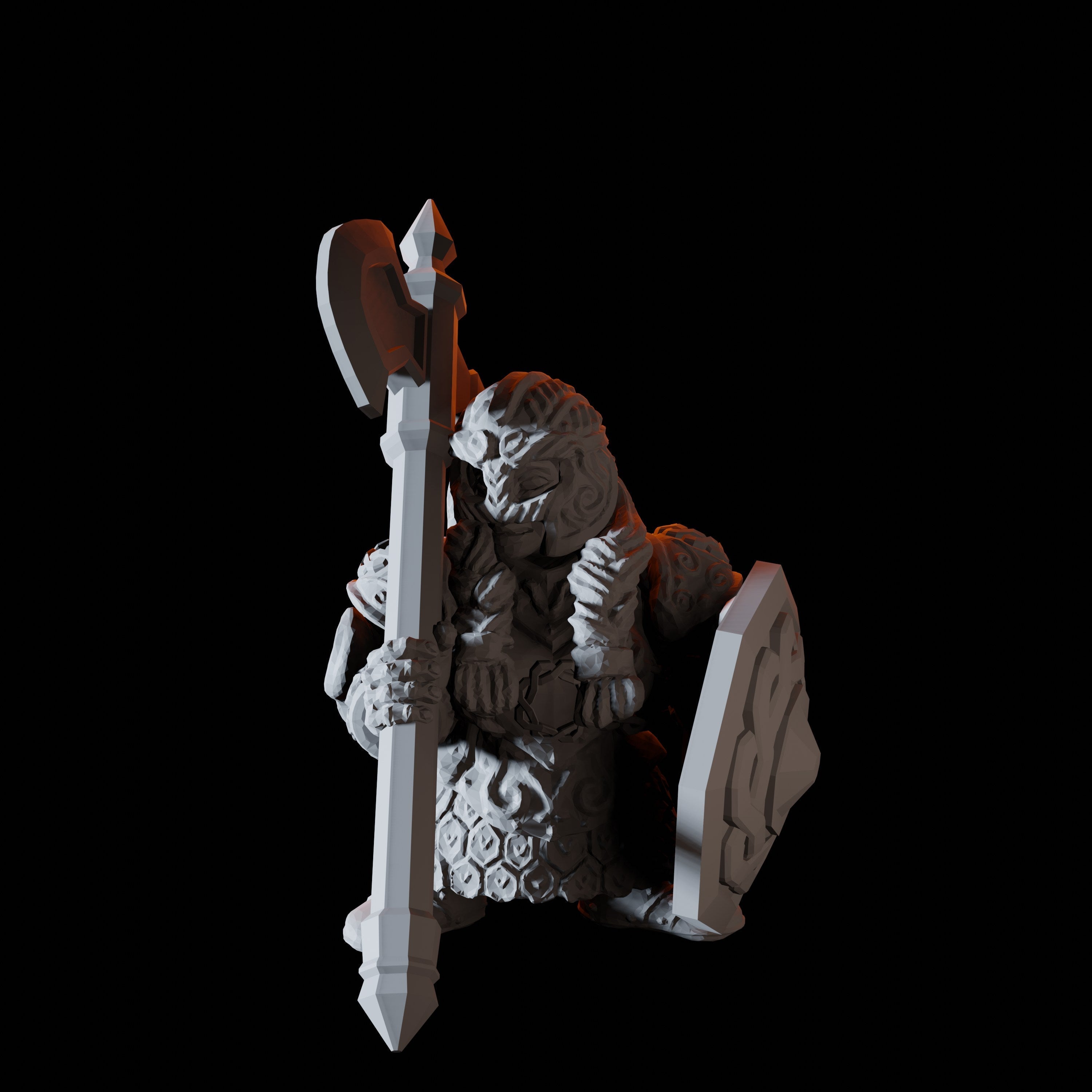 Sixteen Dwarf Royal Guard Miniatures for Dungeons and Dragons - Myth Forged