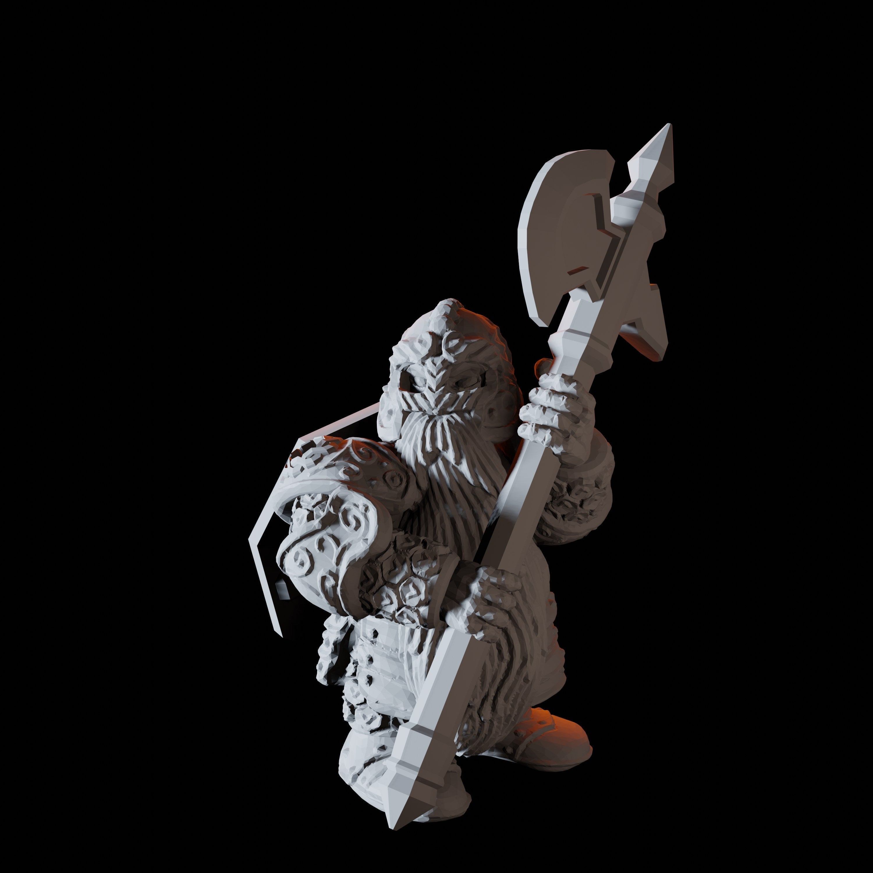 Sixteen Dwarf Royal Guard Miniatures for Dungeons and Dragons - Myth Forged