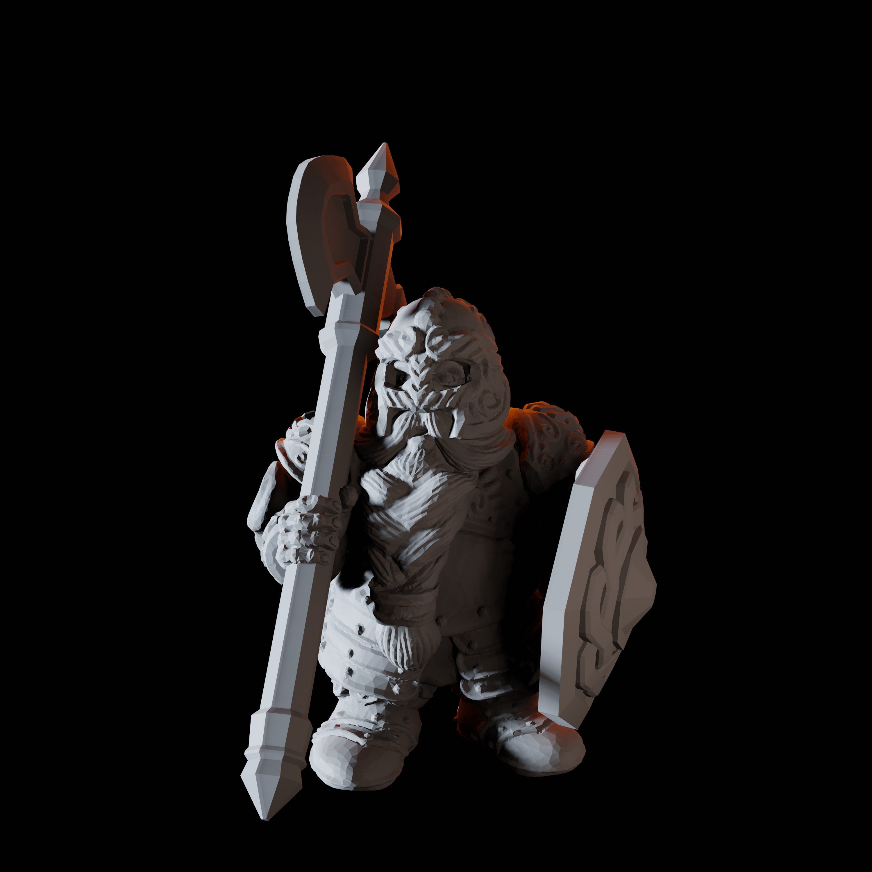 Sixteen Dwarf Royal Guard Miniatures for Dungeons and Dragons - Myth Forged