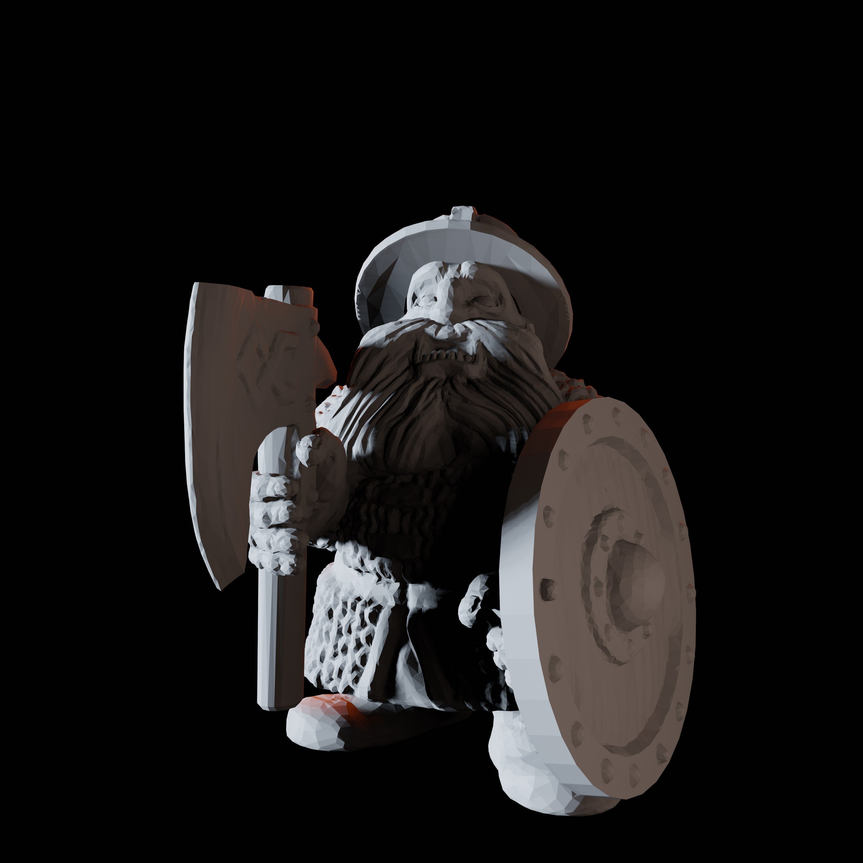 Sixteen Dwarf Shield Warrior Miniatures for Dungeons and Dragons - Myth Forged