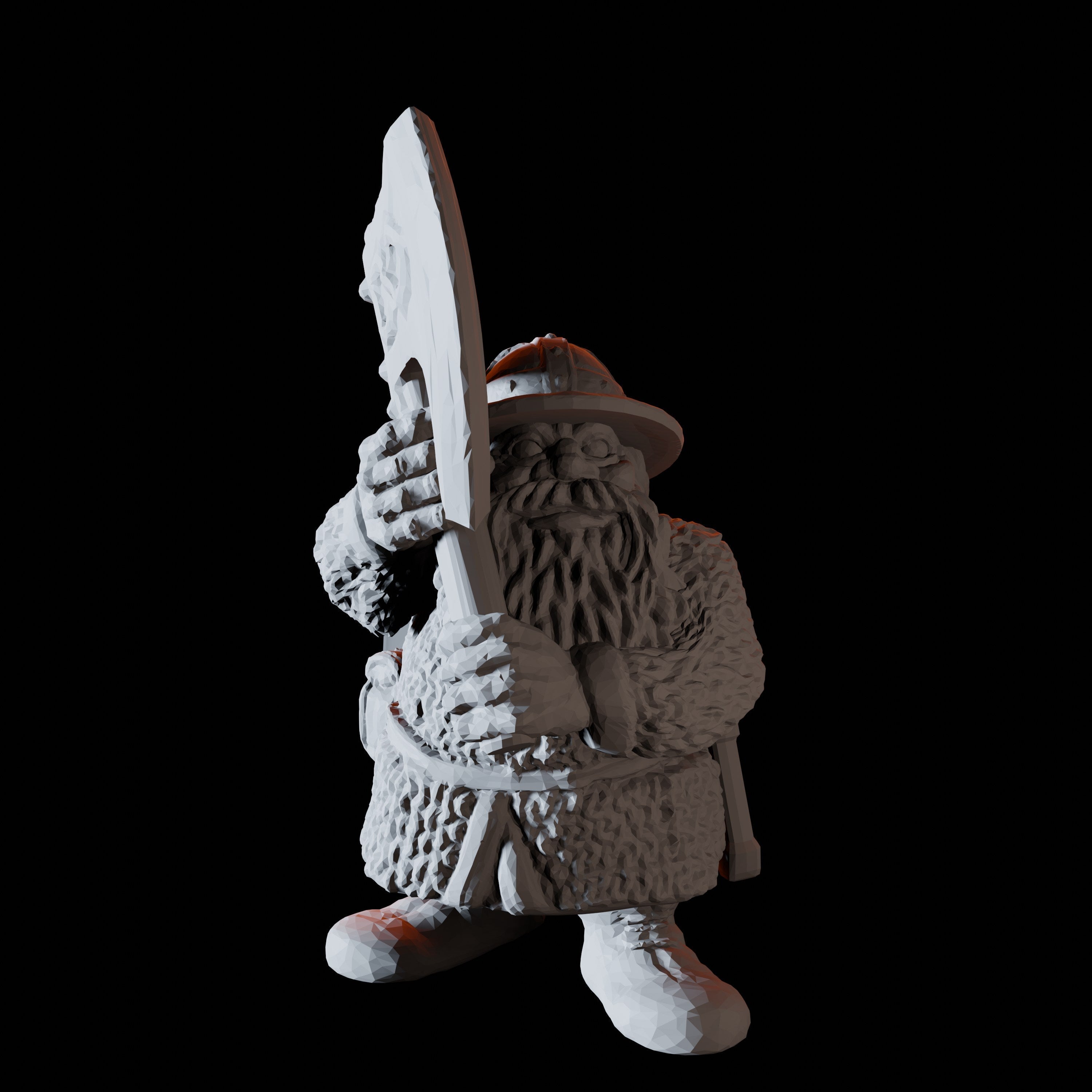 Sixteen Dwarf Shield Warrior Miniatures for Dungeons and Dragons - Myth Forged