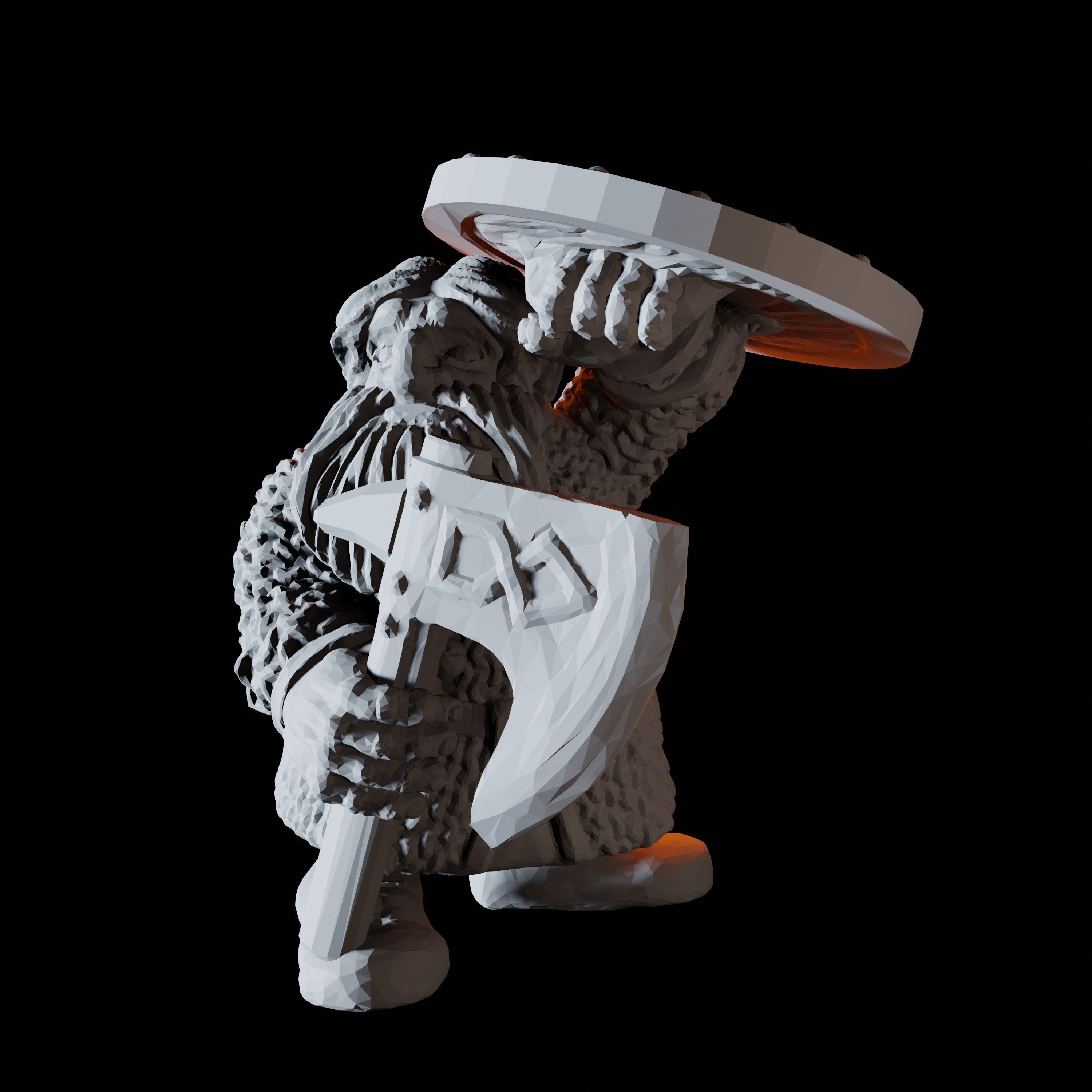 Sixteen Dwarf Shield Warrior Miniatures for Dungeons and Dragons - Myth Forged