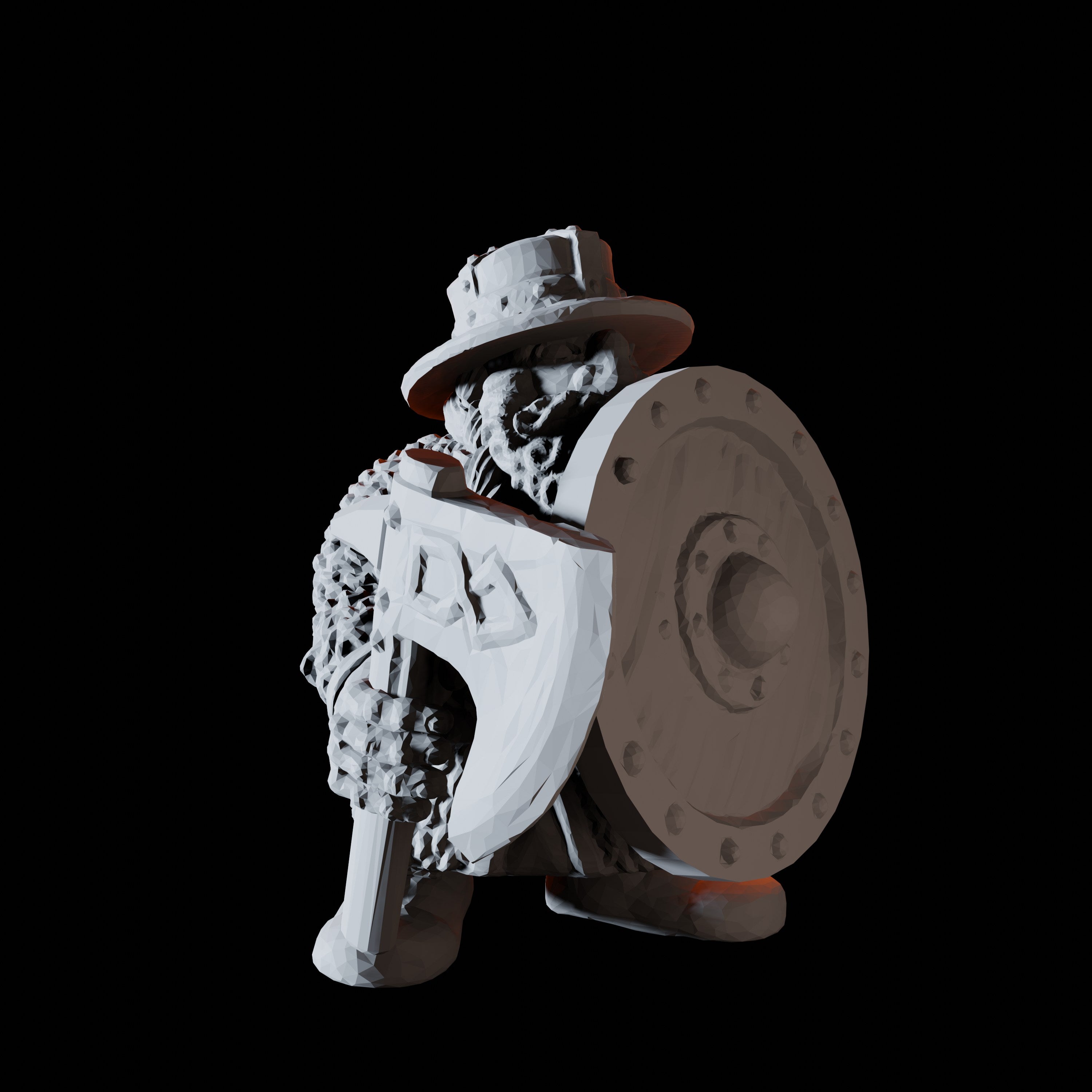 Sixteen Dwarf Shield Warrior Miniatures for Dungeons and Dragons - Myth Forged