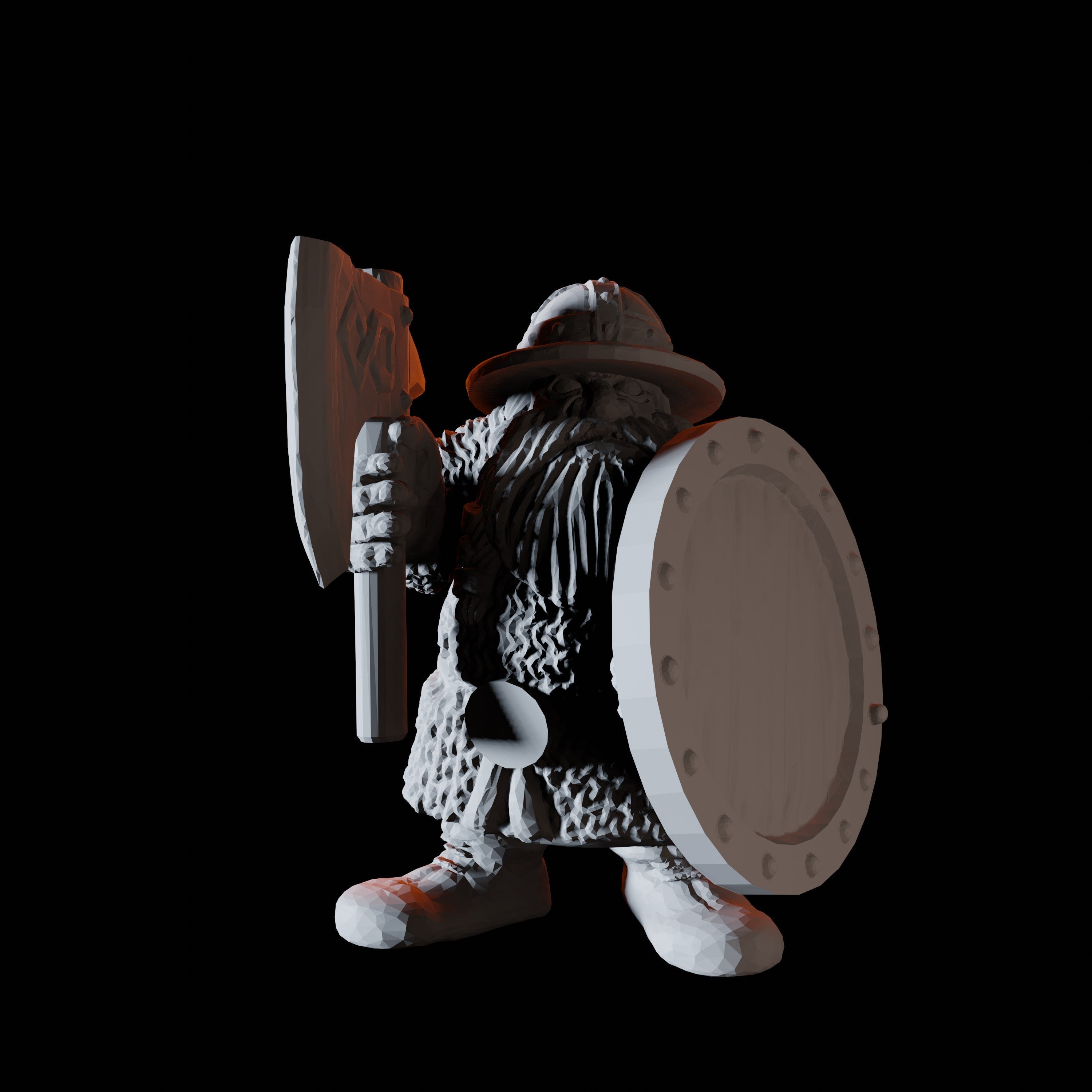 Sixteen Dwarf Shield Warrior Miniatures for Dungeons and Dragons - Myth Forged