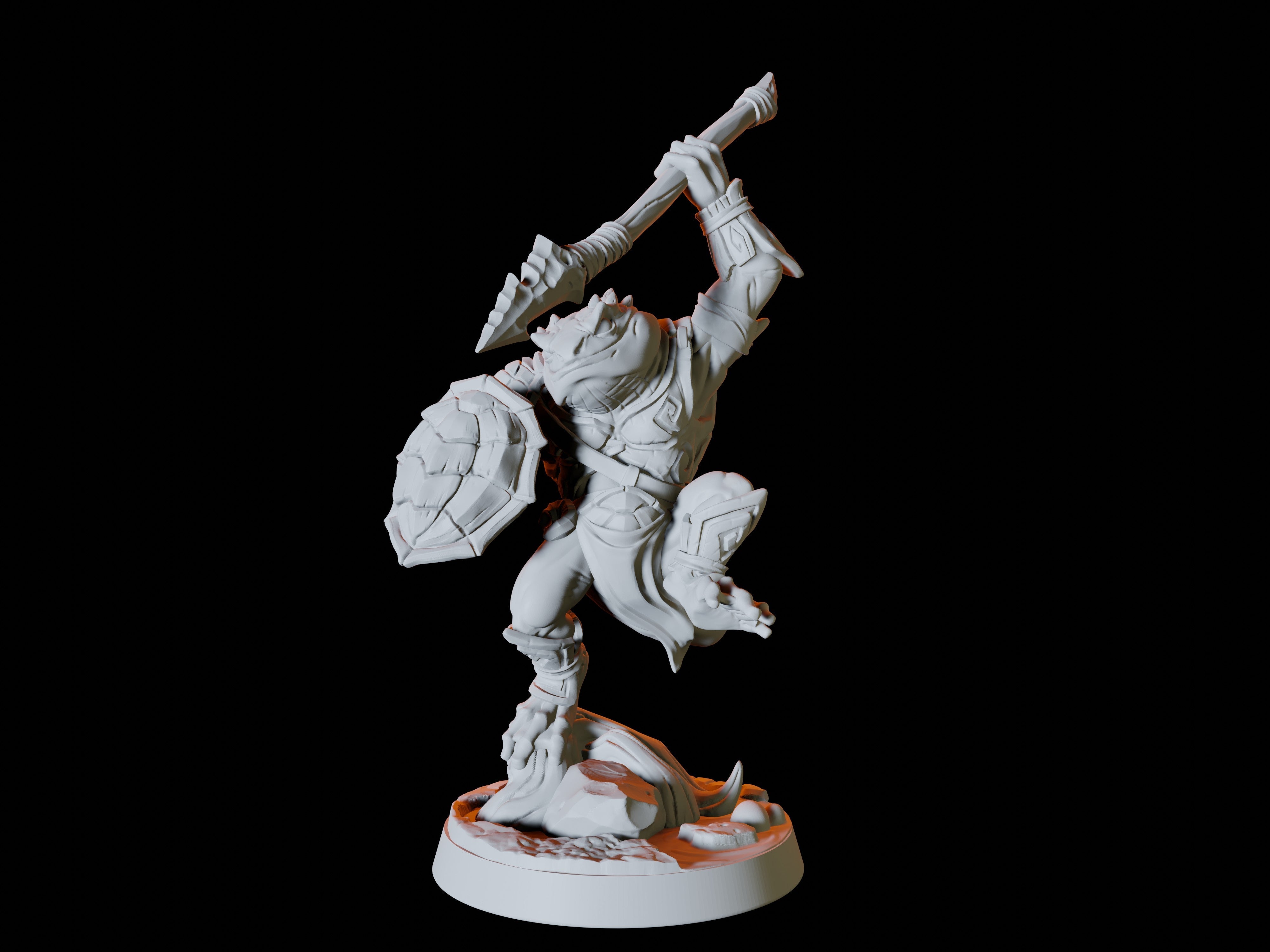 Five Bullywug Miniatures for Dungeons and Dragons - Myth Forged