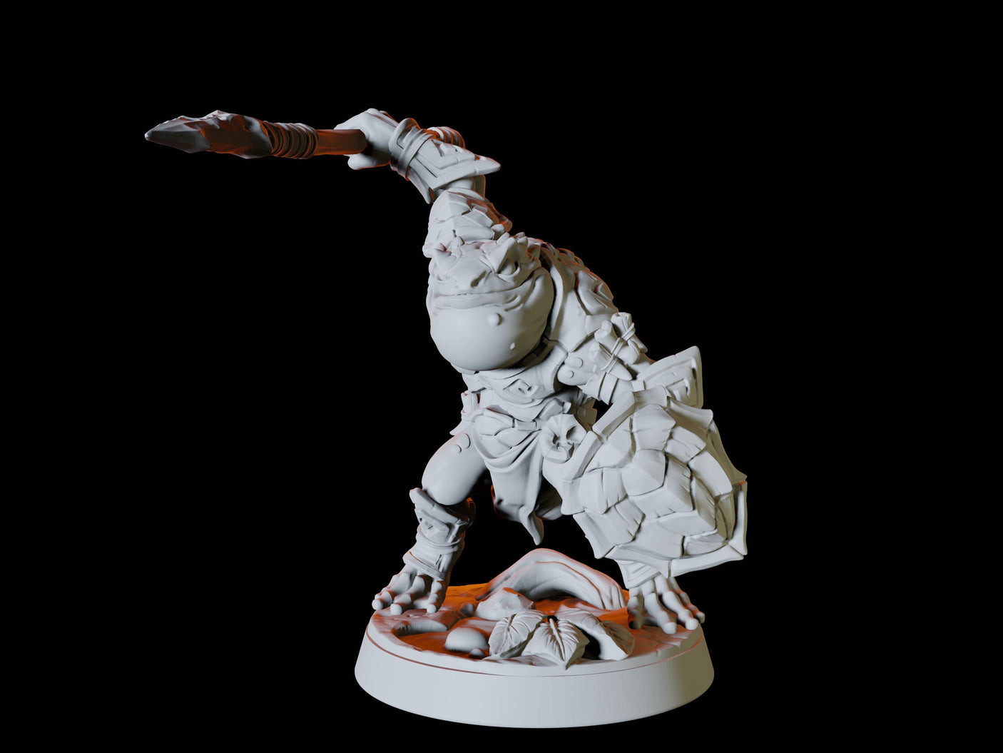 Five Bullywug Soldiers Miniature for Dungeons and Dragons, Pathfinder or other TTRPGs
