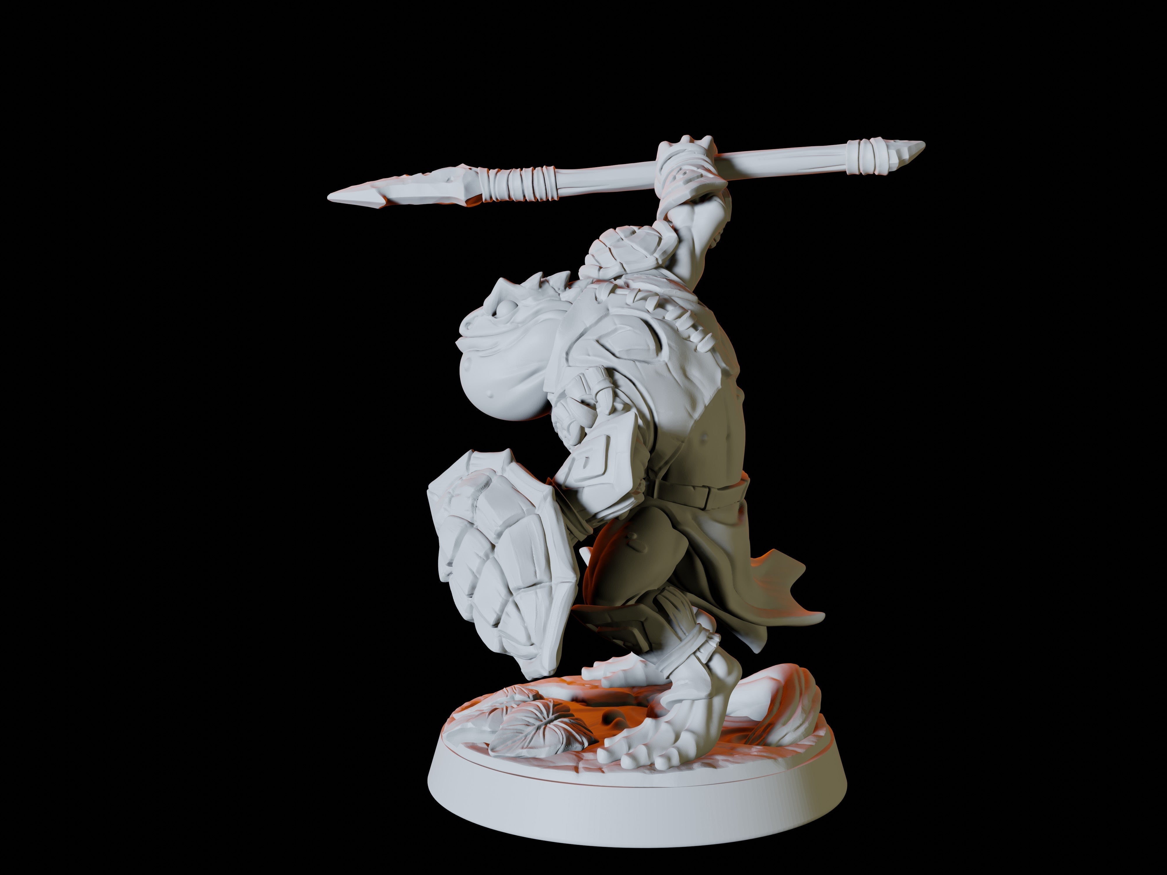 Five Bullywug Miniatures for Dungeons and Dragons - Myth Forged