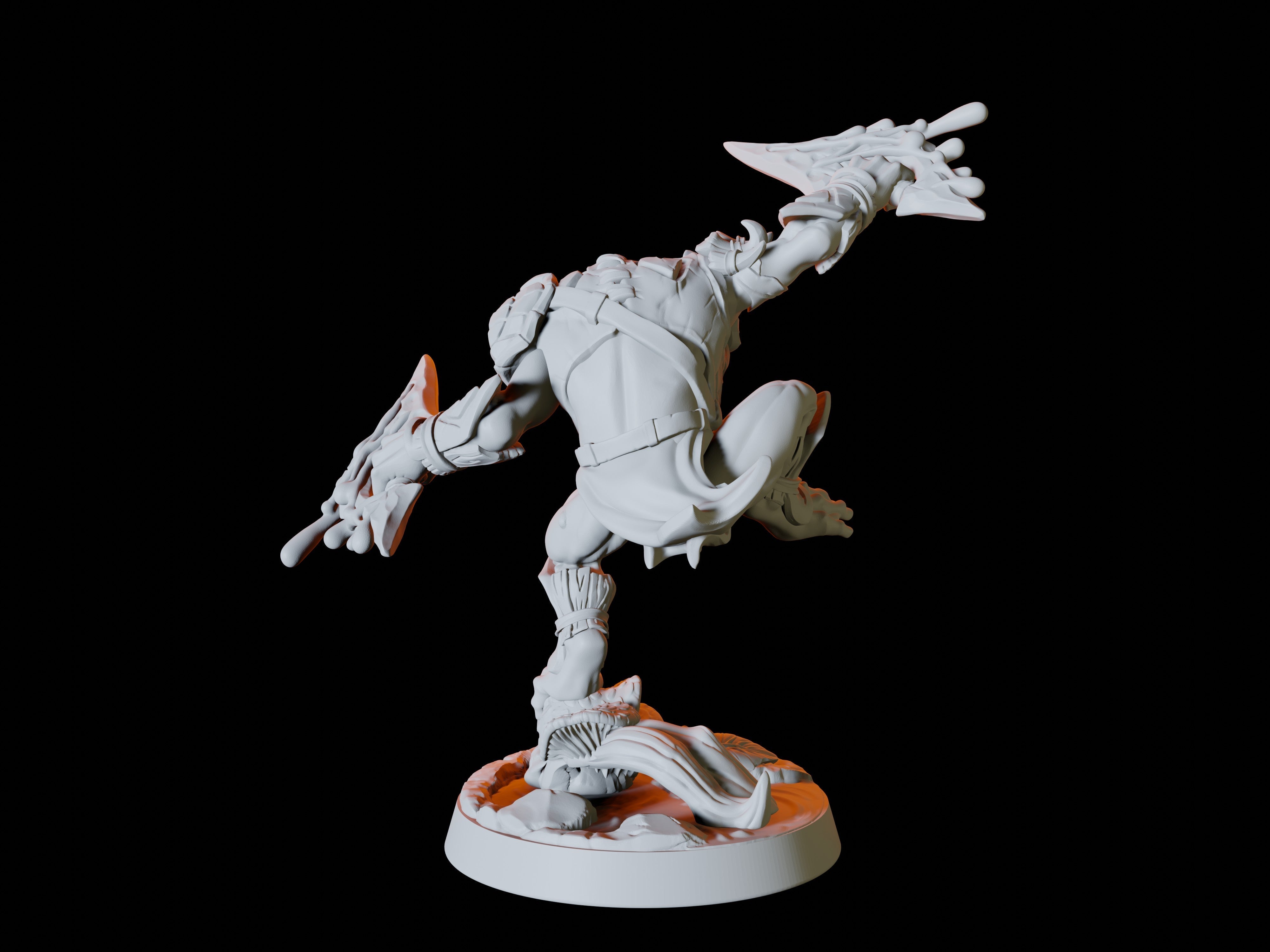 Five Bullywug Miniatures for Dungeons and Dragons - Myth Forged