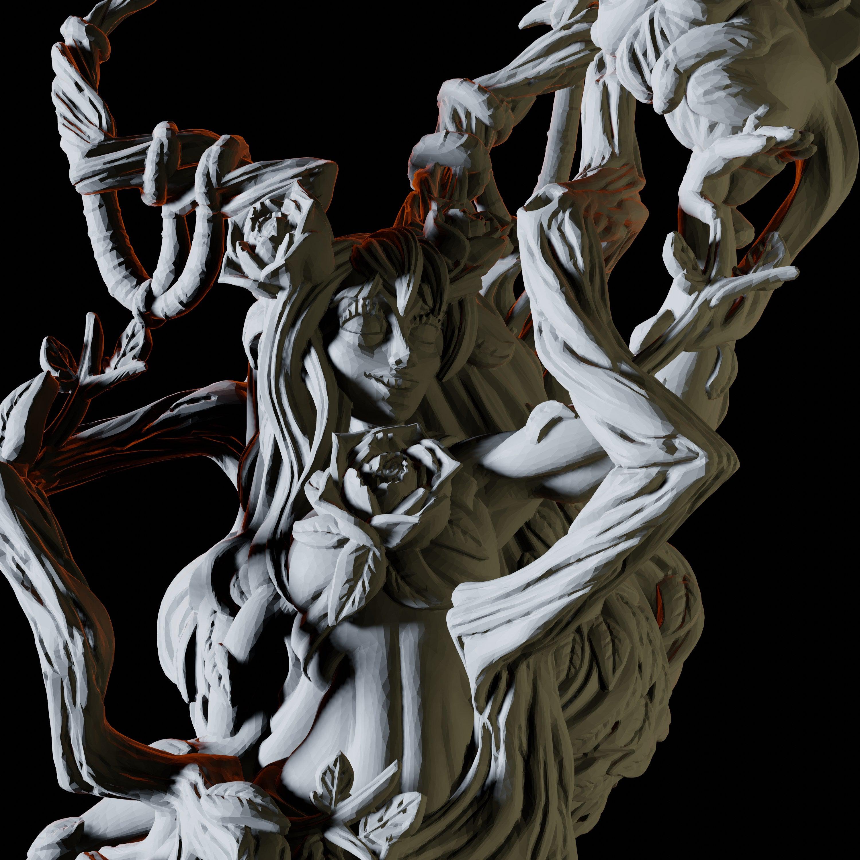 Dryad Miniature for Dungeons and Dragons - Myth Forged