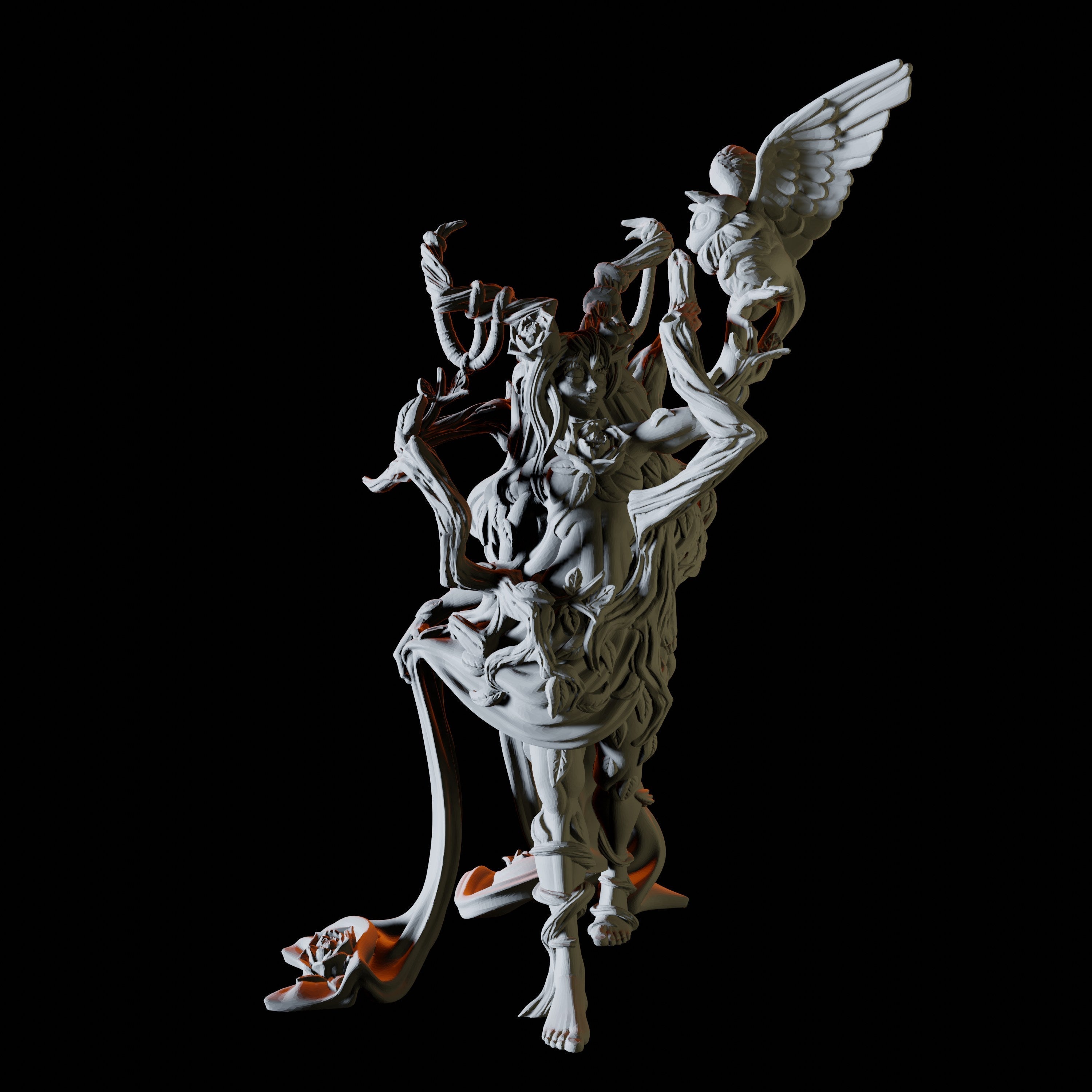 Dryad Miniature for Dungeons and Dragons - Myth Forged