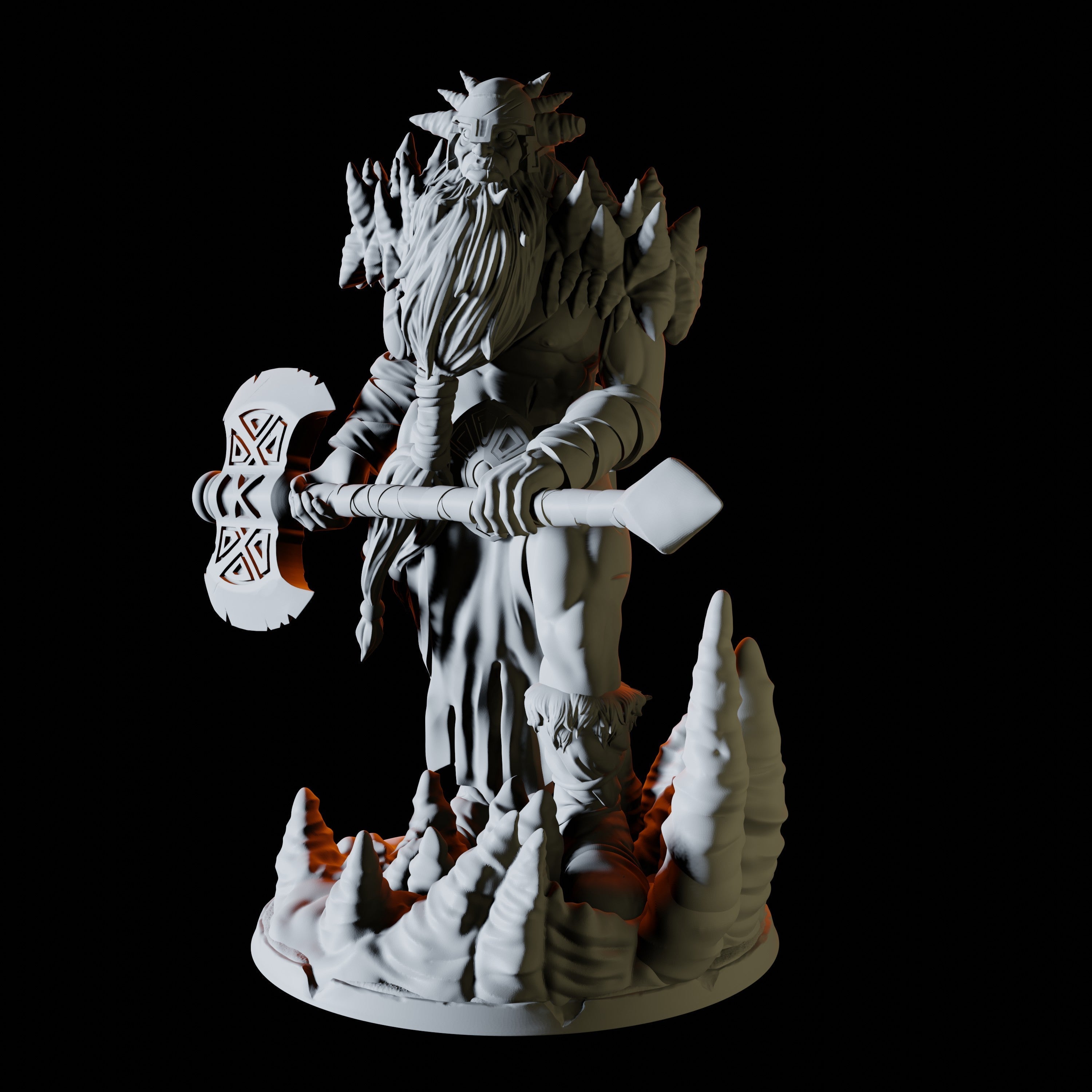 Frost Giant Miniature for Dungeons and Dragons - Myth Forged