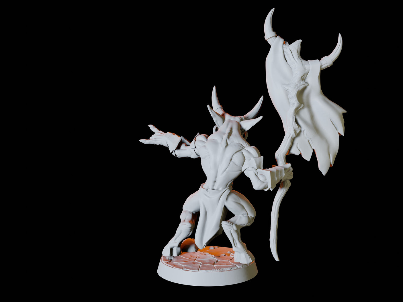 Four Devil Imp Soldiers Miniature for Dungeons and Dragons, Pathfinder or other TTRPGs