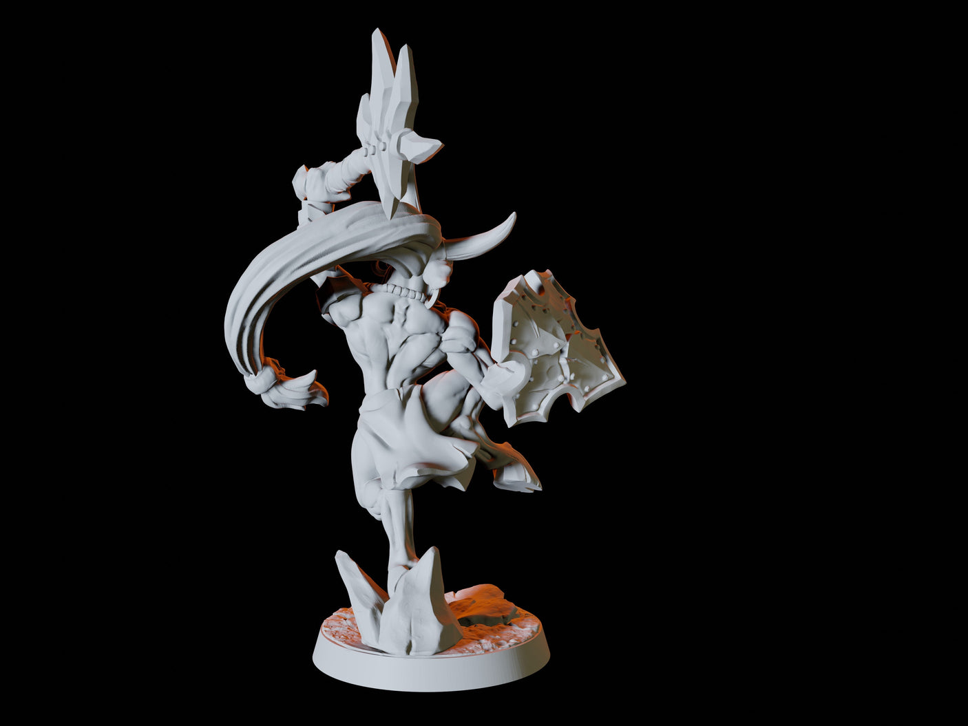 Four Devil Imp Soldiers Miniature for Dungeons and Dragons, Pathfinder or other TTRPGs