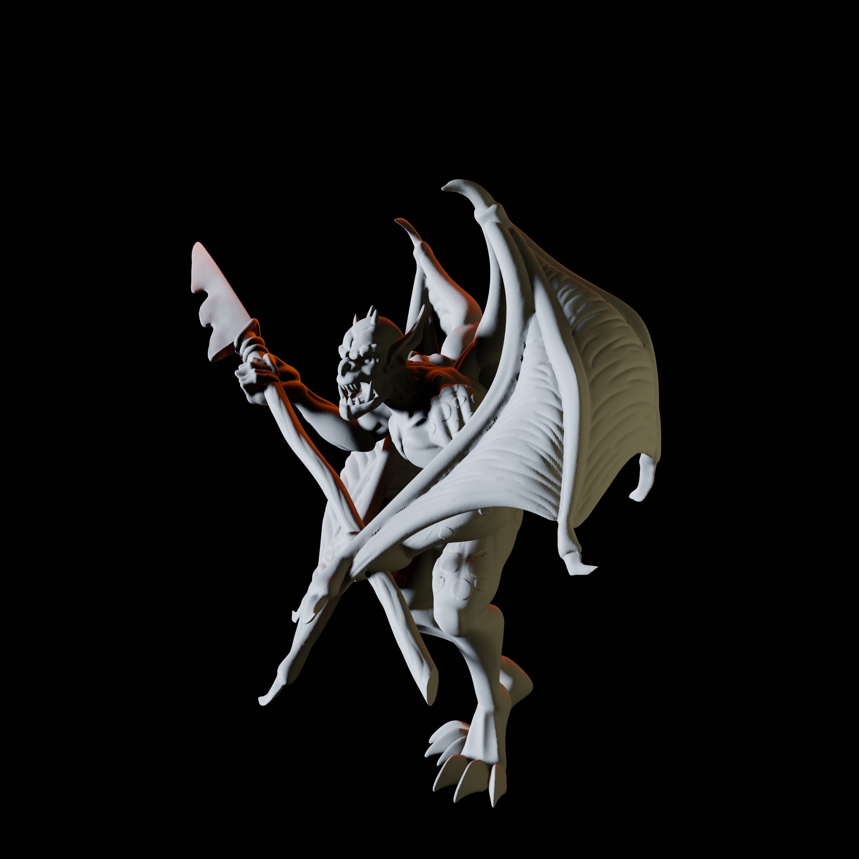 Gargoyle Miniature for Dungeons and Dragons - Myth Forged