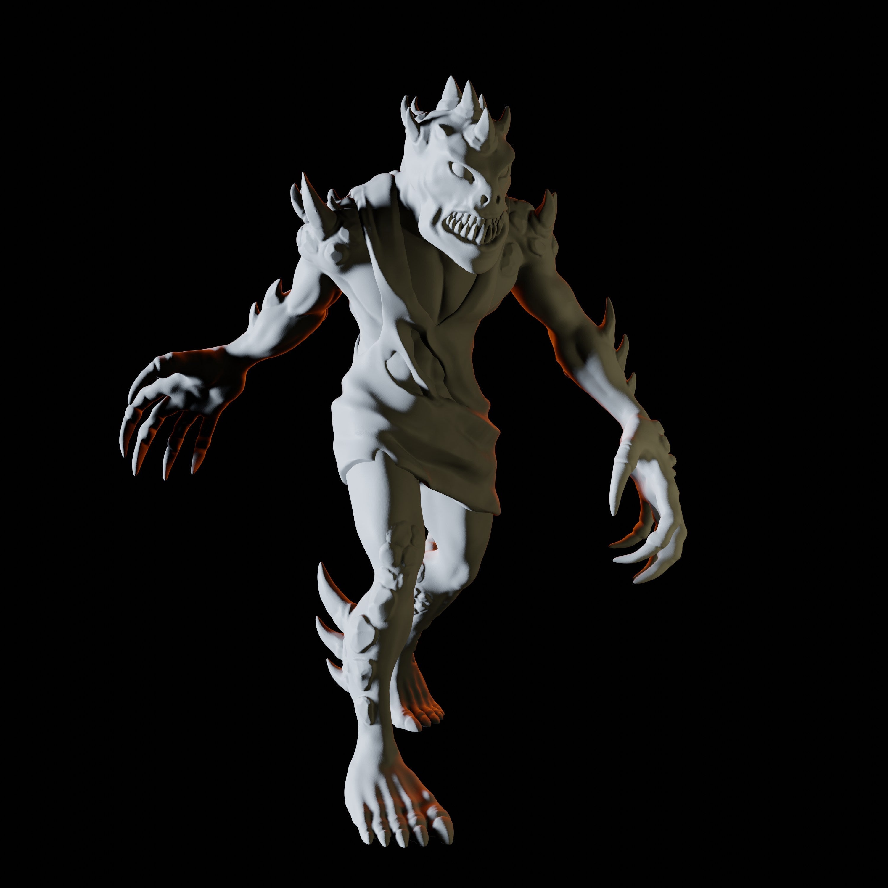 Ghoul Miniature for Dungeons and Dragons - Myth Forged
