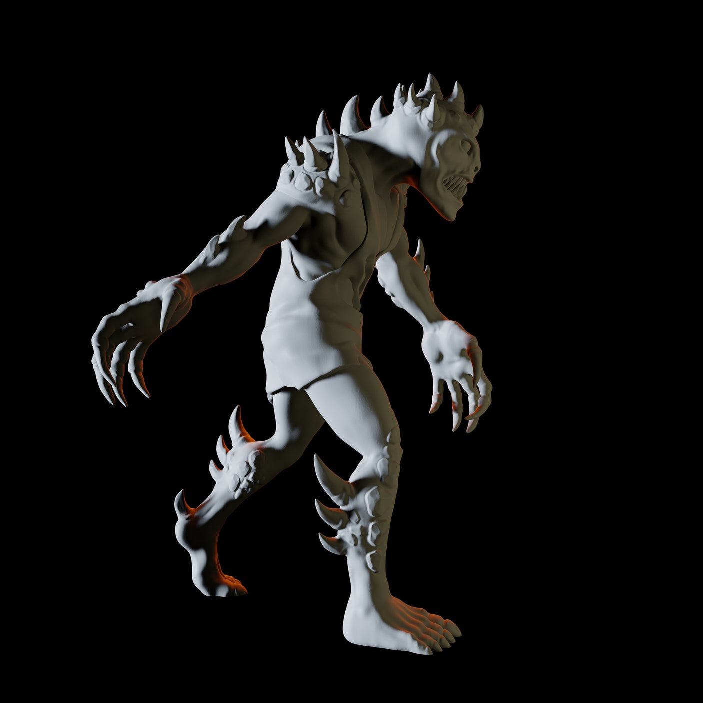 Ghoul Miniature for Dungeons and Dragons, Pathfinder or other TTRPGs