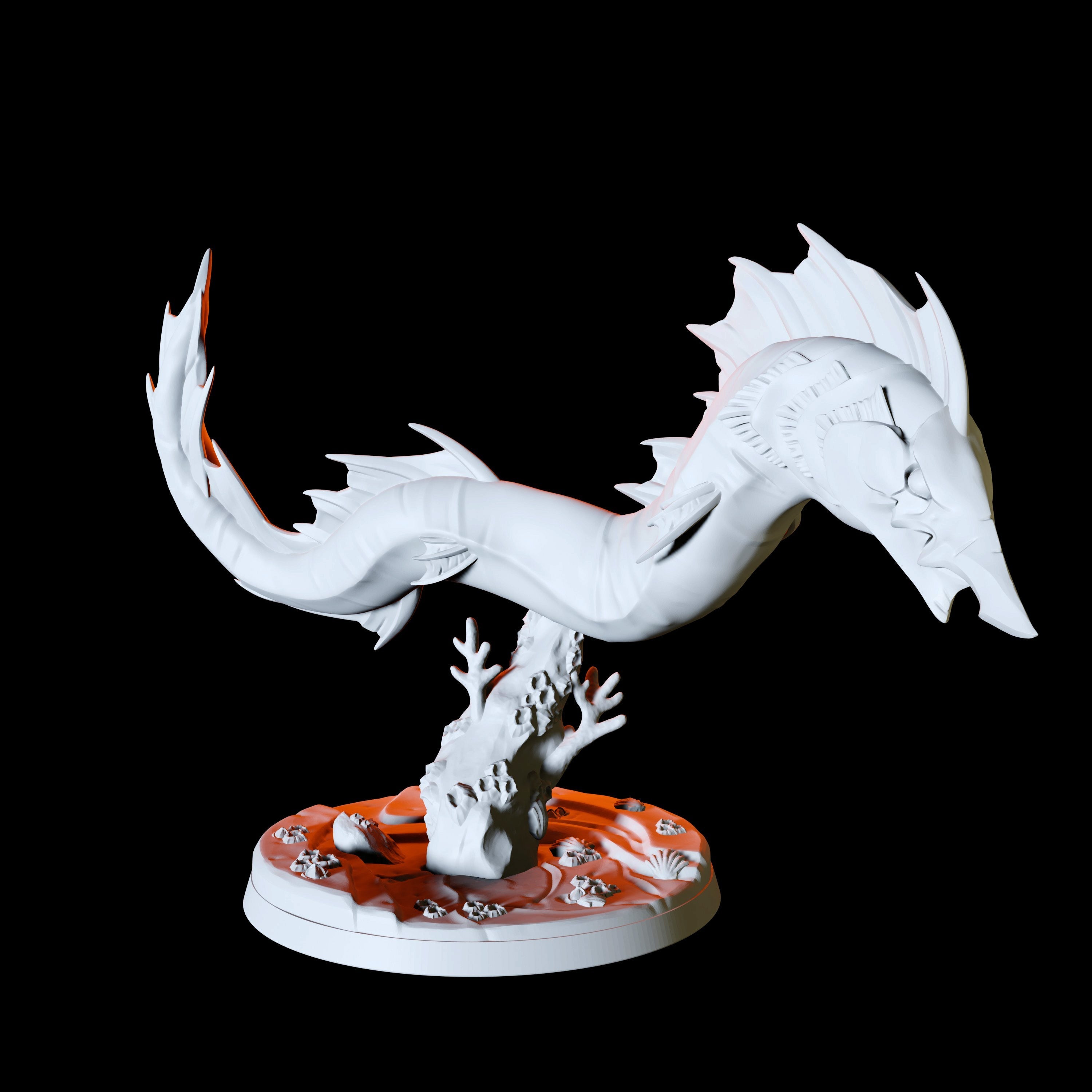 Giant Eel Miniature for Dungeons and Dragons - Myth Forged