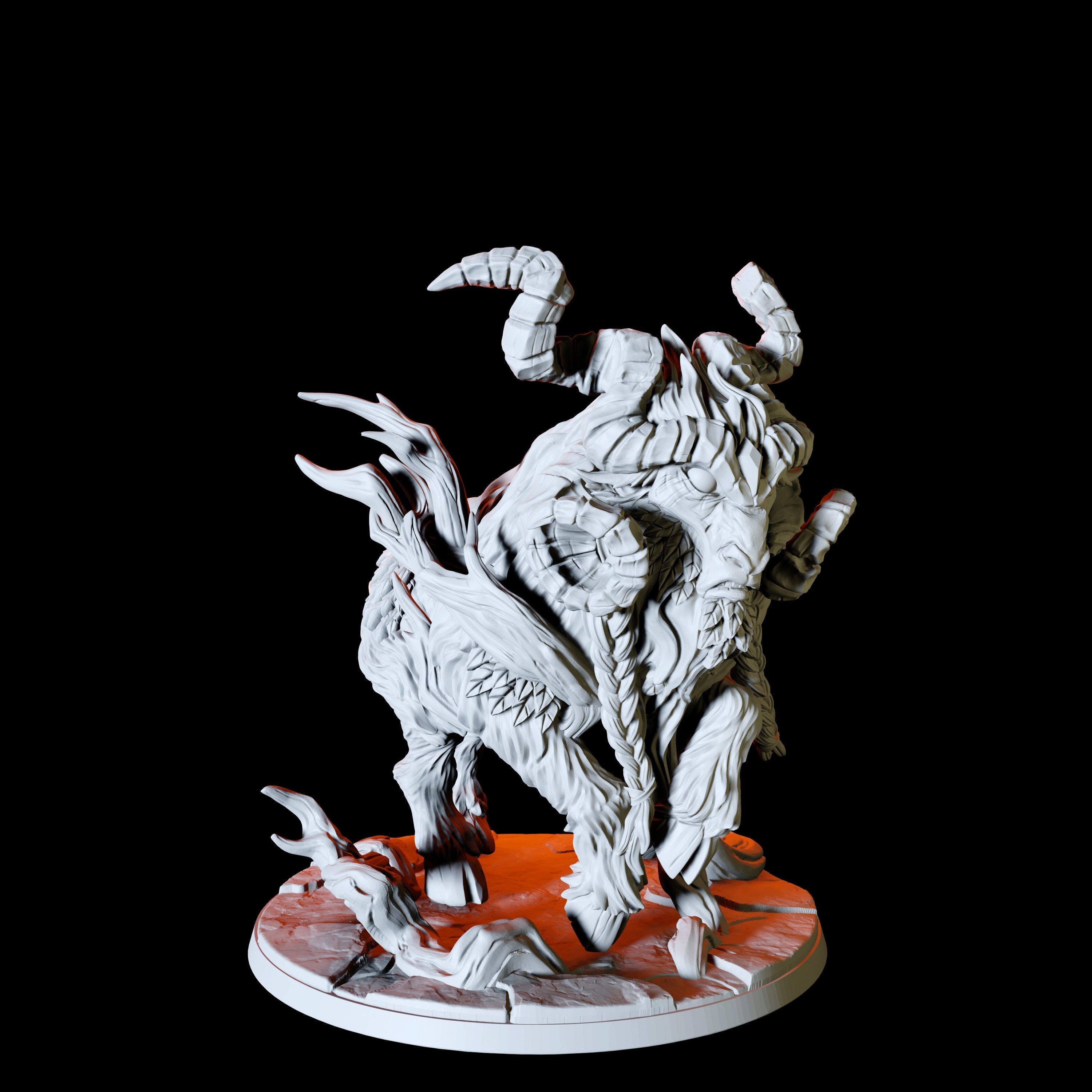 Giant Ram Miniature for Dungeons and Dragons - Myth Forged