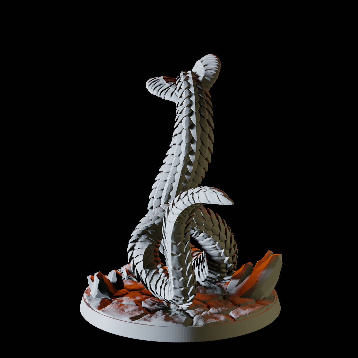 Giant Snake D Miniature for Dungeons and Dragons, Pathfinder or other TTRPGs