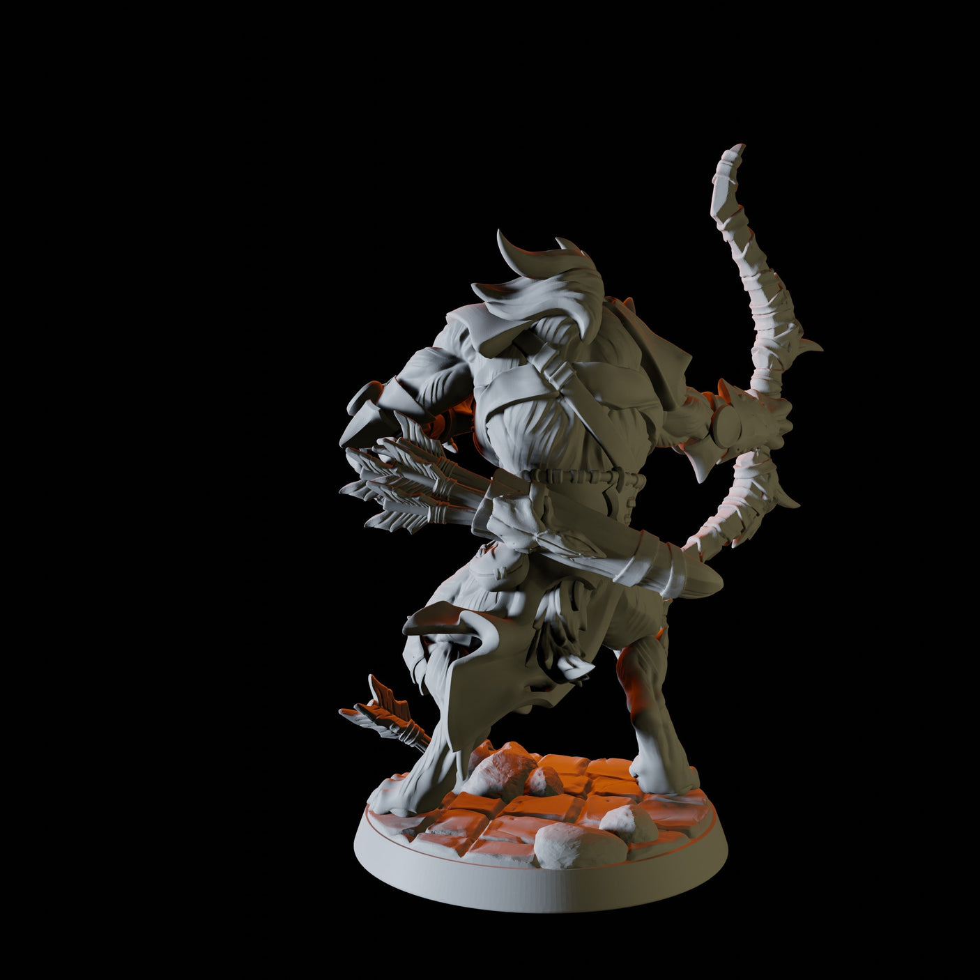 Gnoll Archer Miniature for Dungeons and Dragons, Pathfinder or other TTRPGs