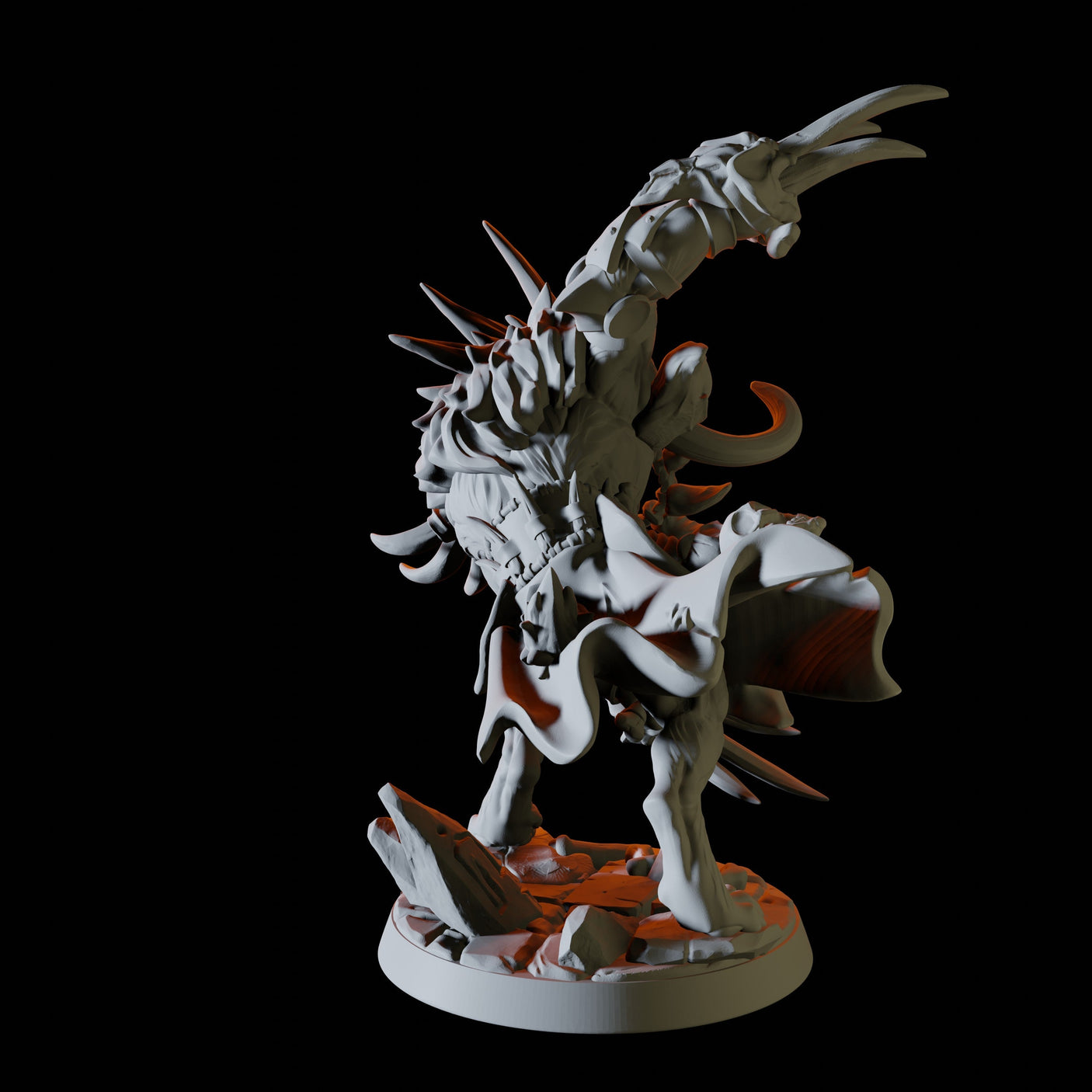 Gnoll Shaman Miniature for Dungeons and Dragons, Pathfinder or other TTRPGs