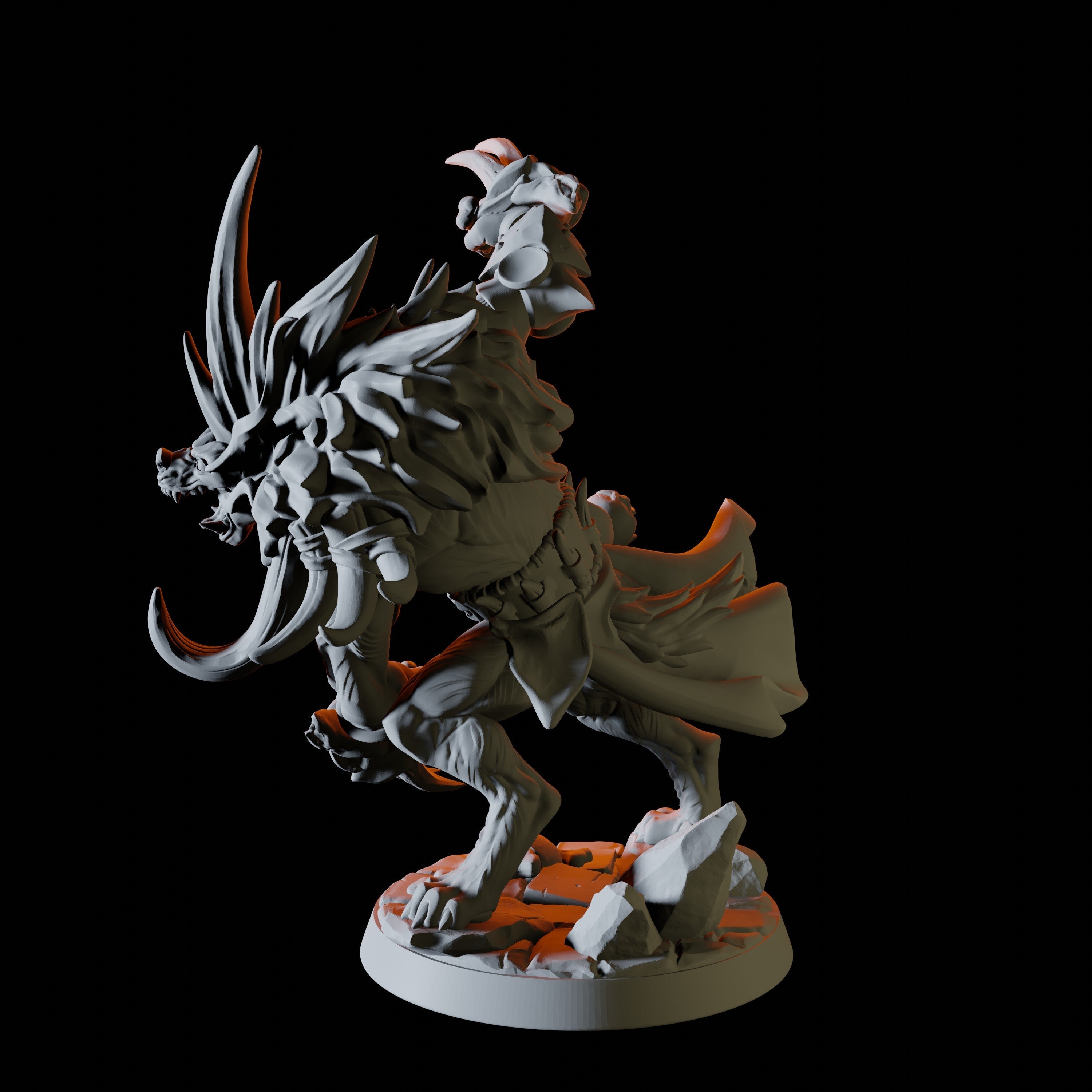 Gnoll Shaman Miniature for Dungeons and Dragons - Myth Forged