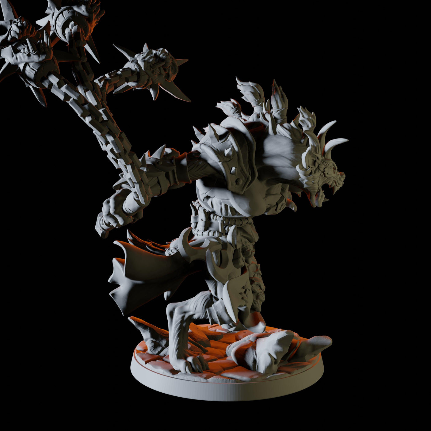 Gnoll Warrior Miniature for Dungeons and Dragons, Pathfinder or other TTRPGs